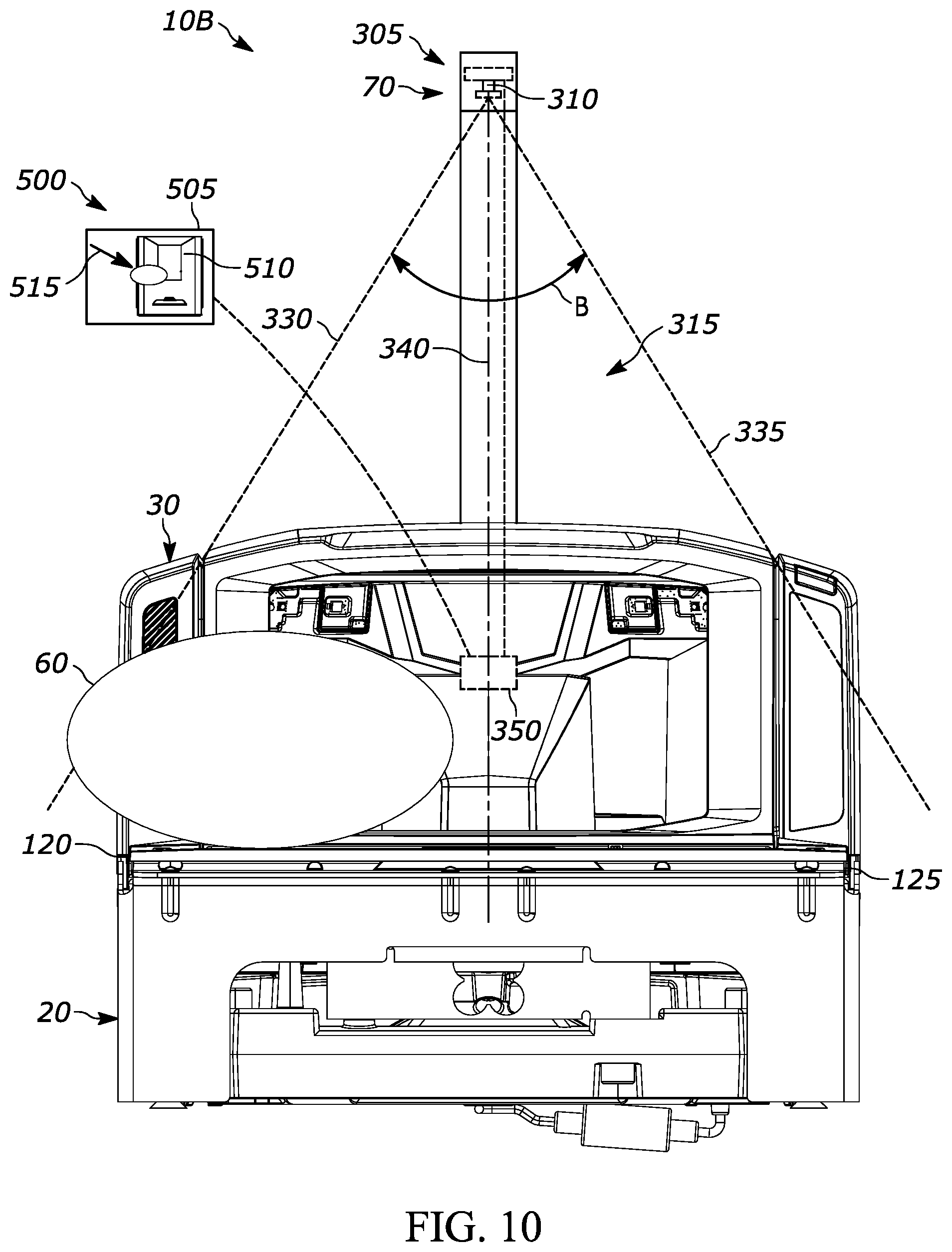 Patent US11775785 Figure 10 – Barcode reader with intelligent off-platter indication system