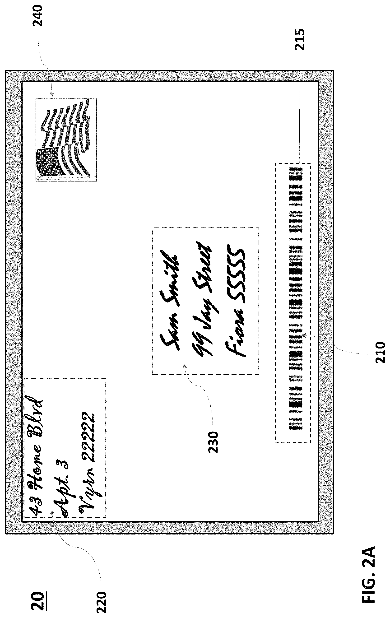 Patent US11775786 Figure 2 – System and method for extracting a region of interest from a captured image of a mailpiece or parcel label