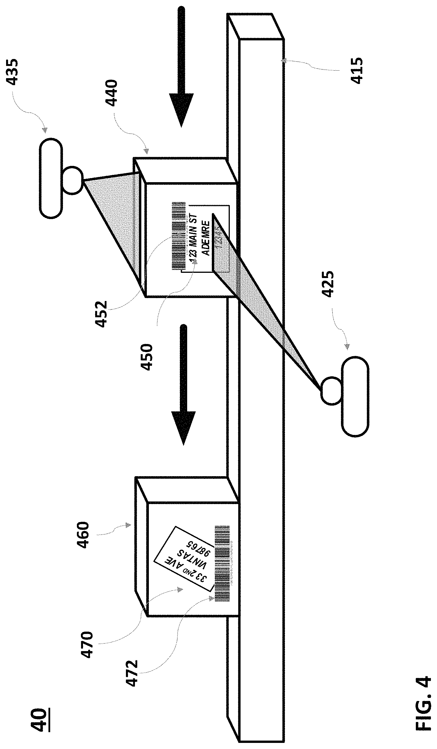 Patent US11775786 Figure 5 – System and method for extracting a region of interest from a captured image of a mailpiece or parcel label