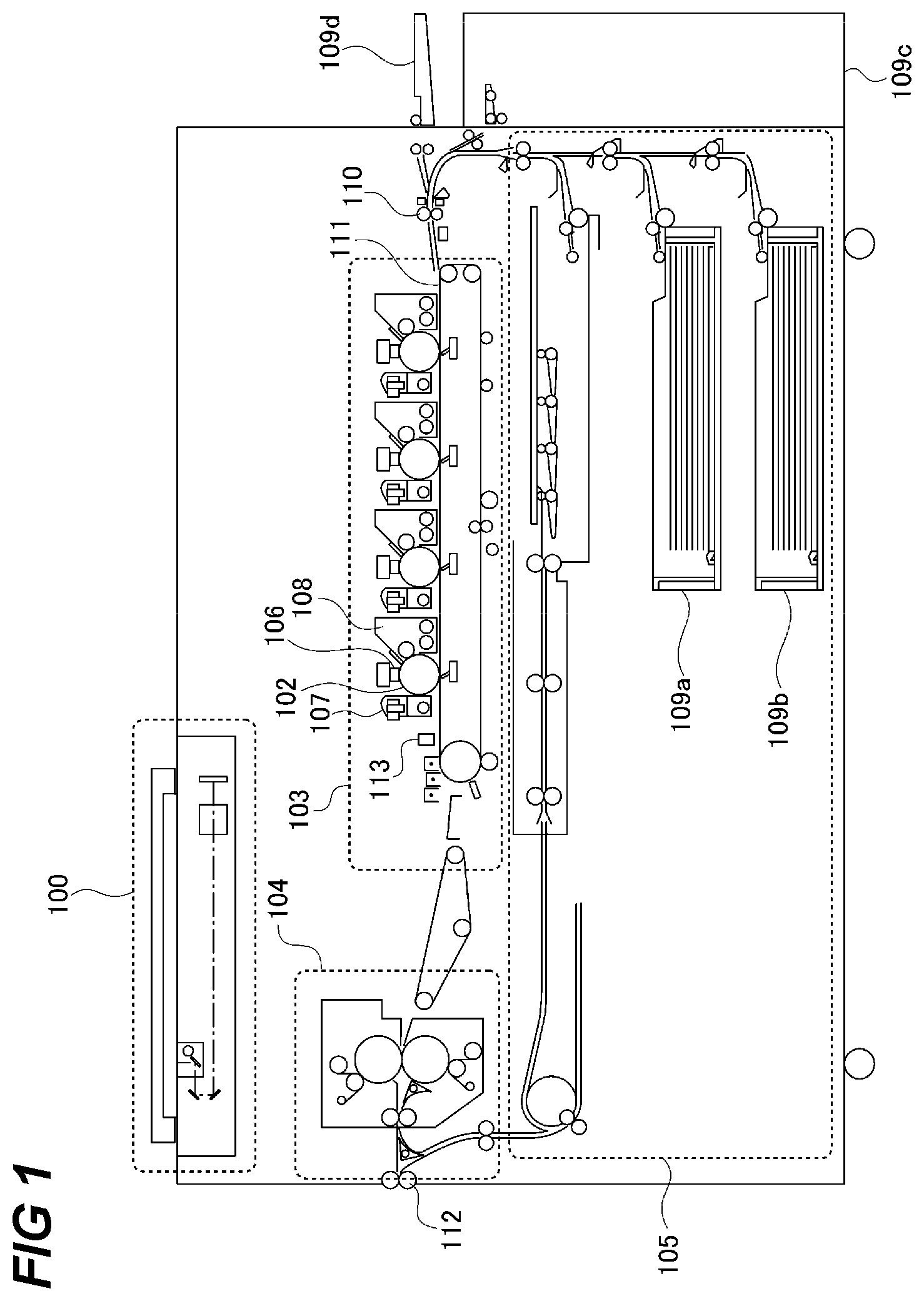 Patent US11775789 Figure 1 – Image forming apparatus