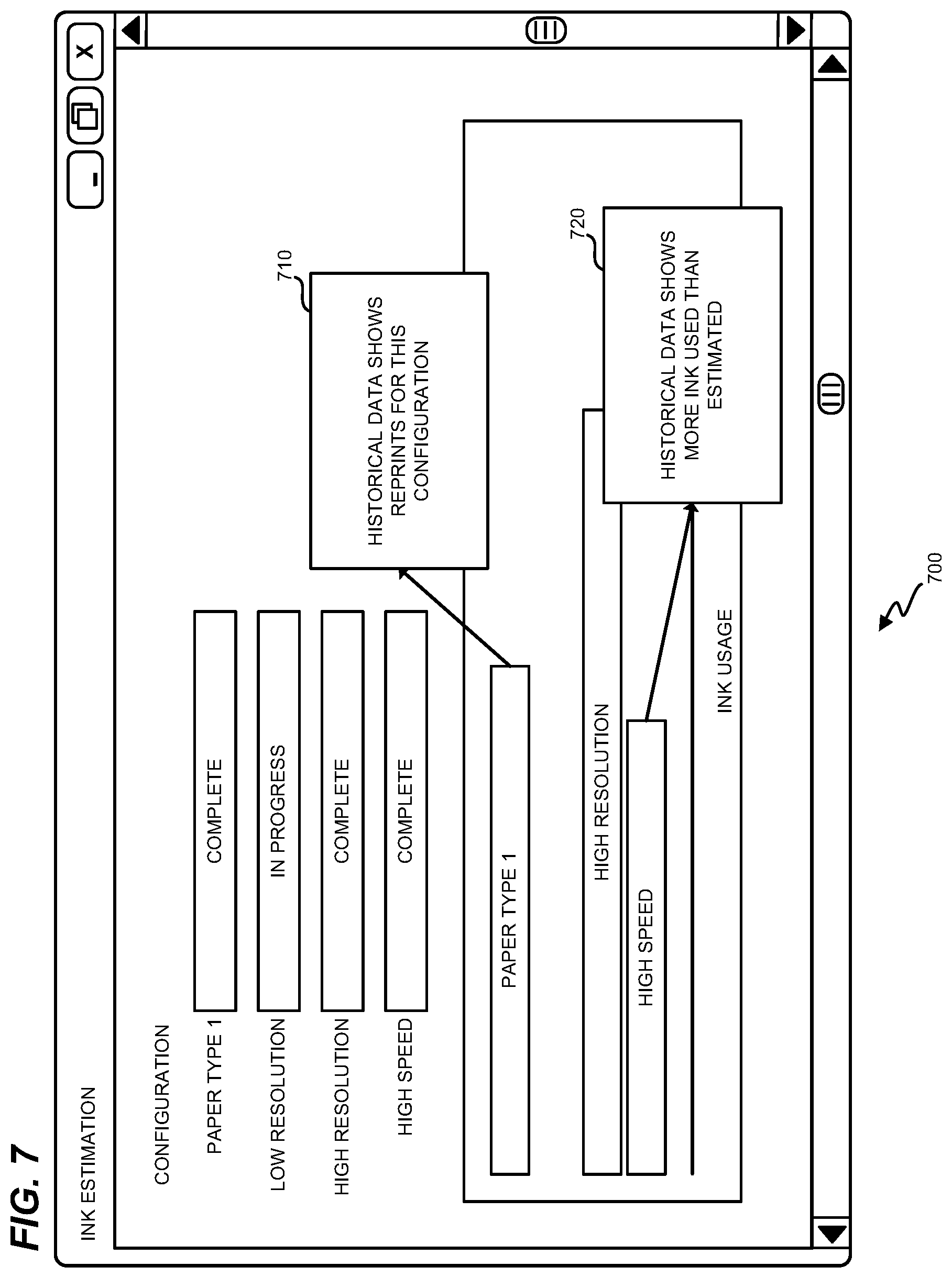 Patent US11775791 Figure 7 – Cloud-based parallel ink estimation for production printers