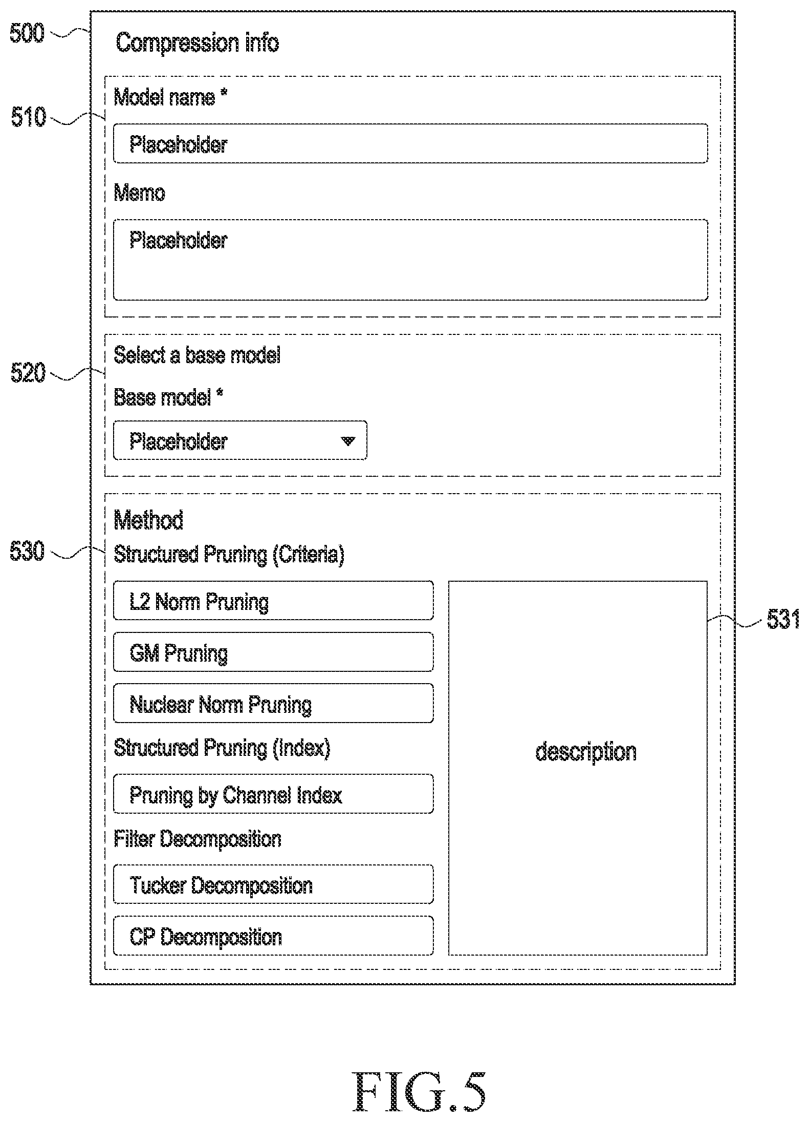 Patent US11775806 Figure 5 – Method of compressing neural network model and electronic apparatus for performing the same