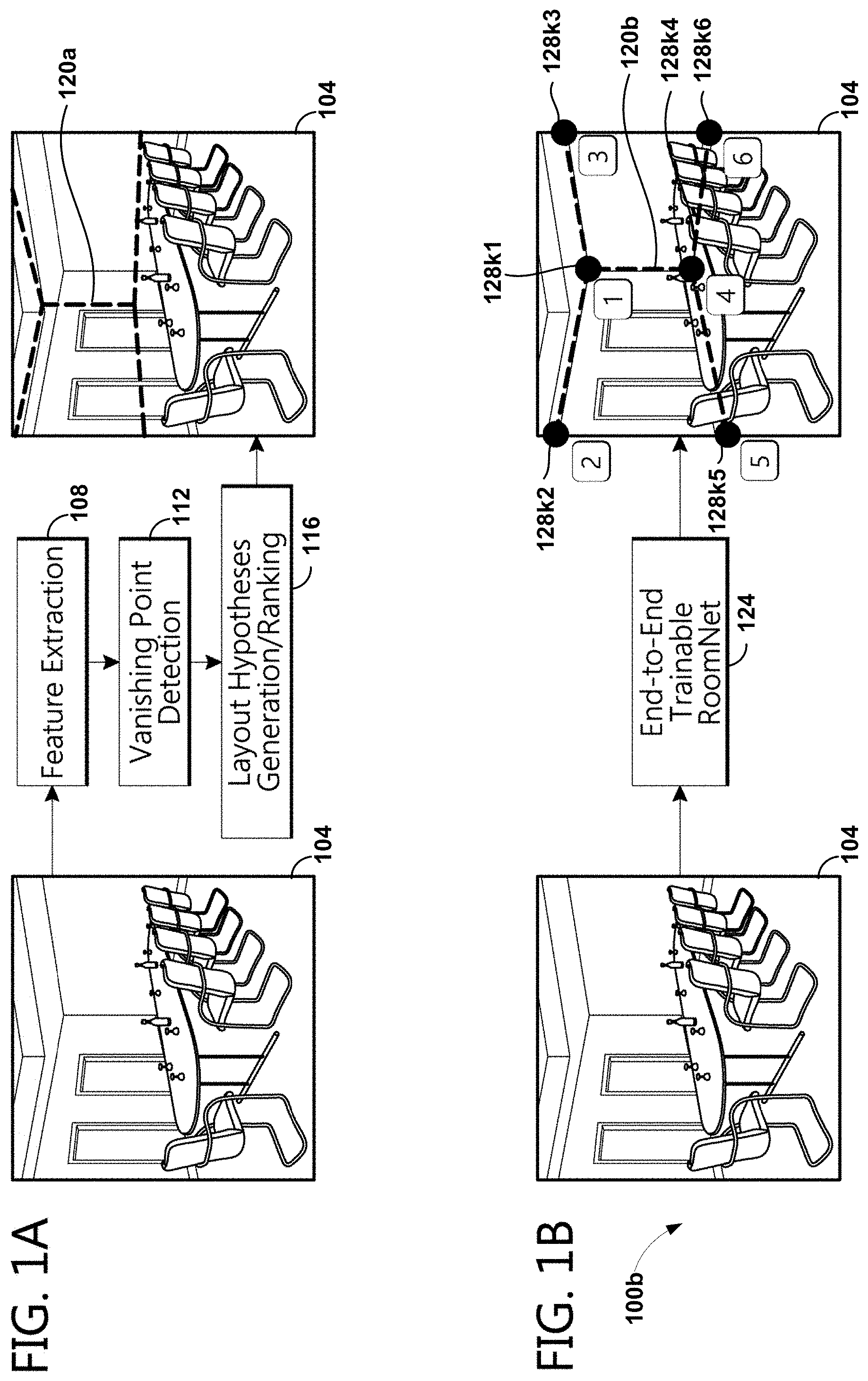 Patent US11775835 Figure 1 – Room layout estimation methods and techniques
