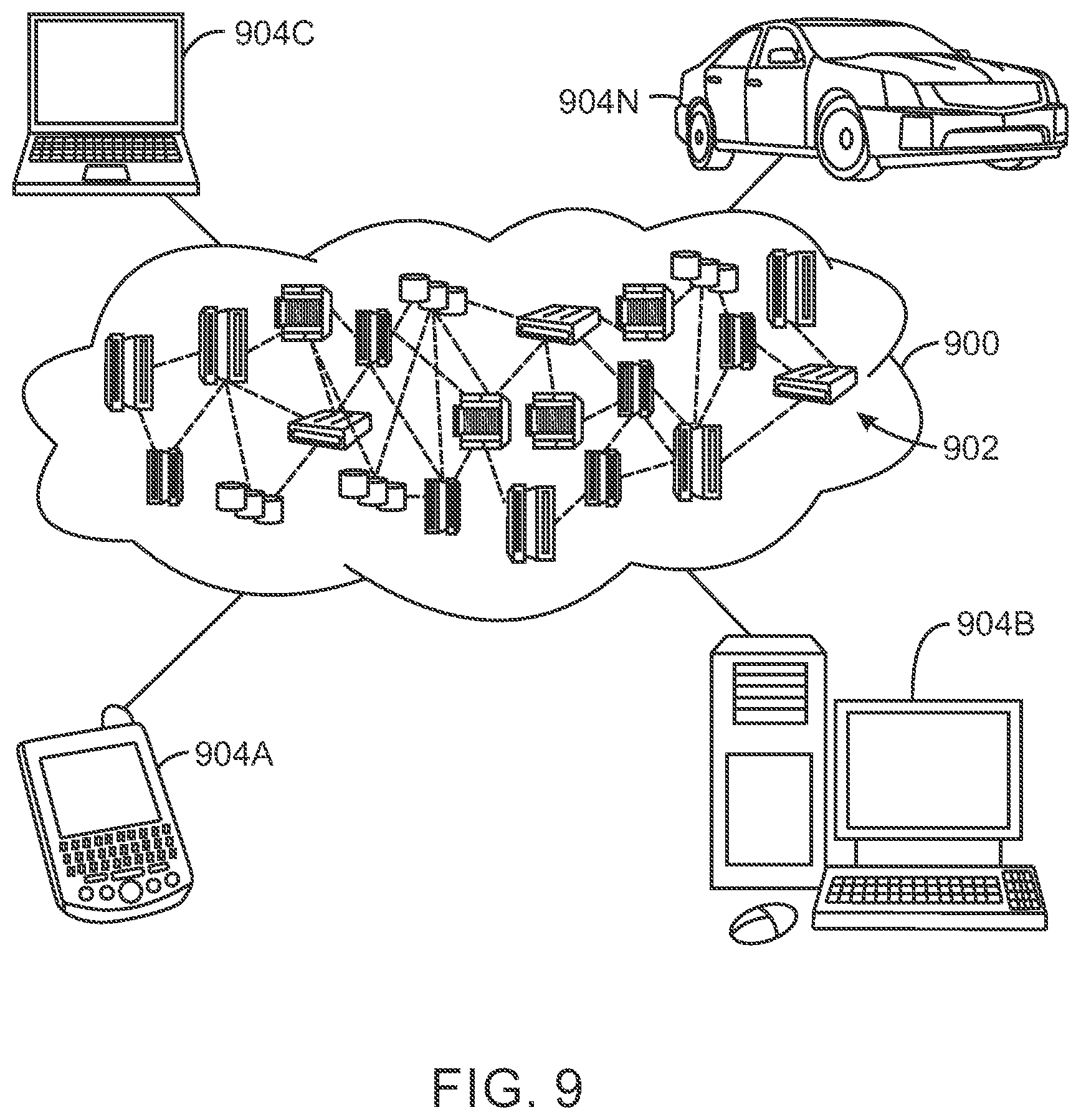 Patent US11775839 Figure 9 – Frequently asked questions and document retrieval using bidirectional encoder representations from transformers (BERT) model trained on generated paraphrases