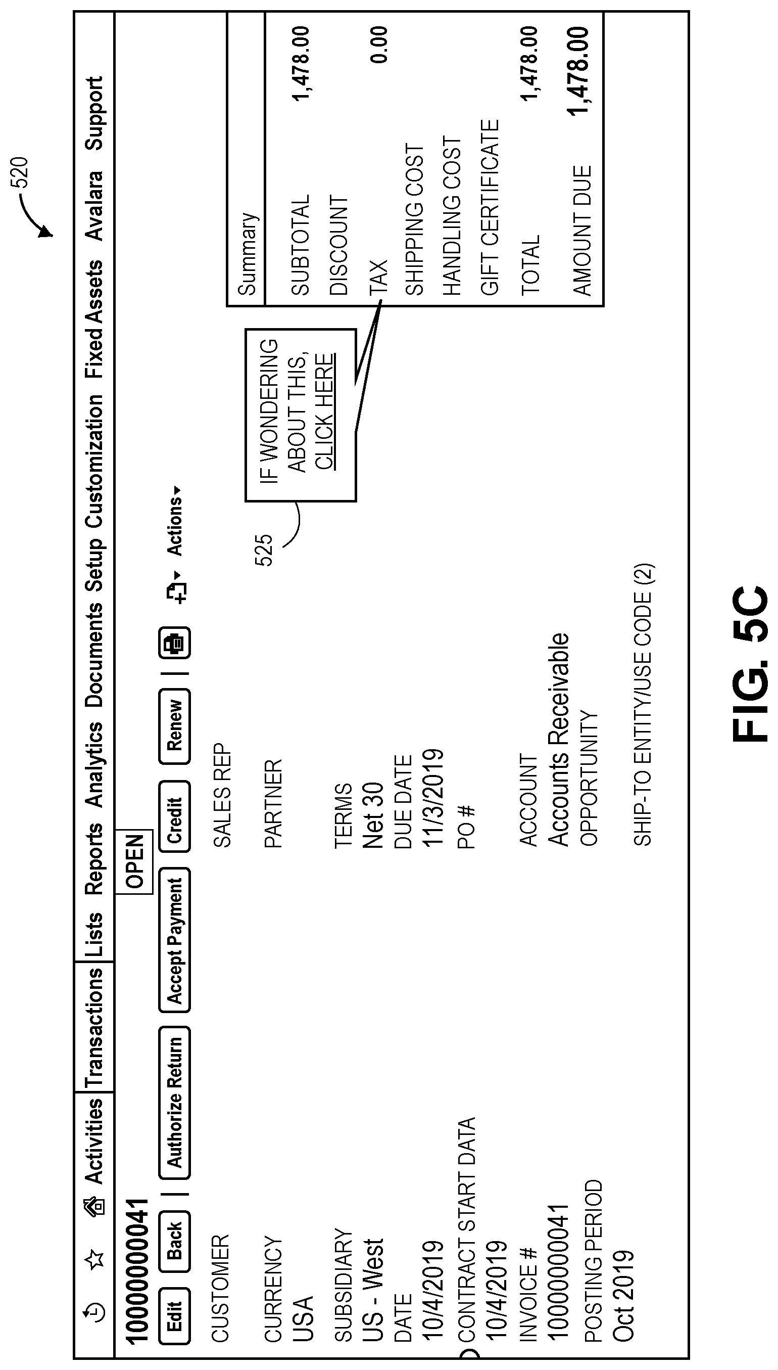 Patent US11775849 Figure 7 – Software service platform and graphical user interface (GUI) for determining and presenting rule-based conclusions