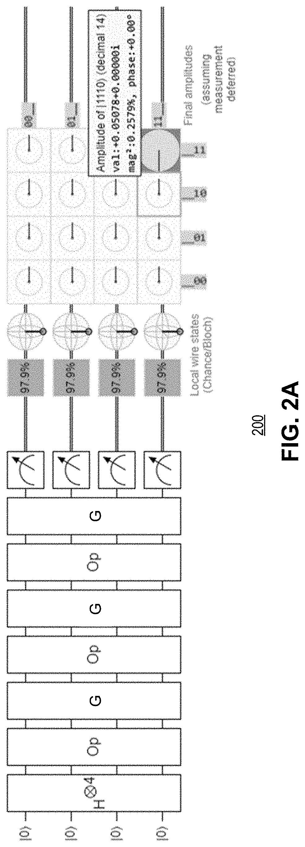Patent US11775856 Figure 2 – Quantum logic circuit with weights and methods for use therewith