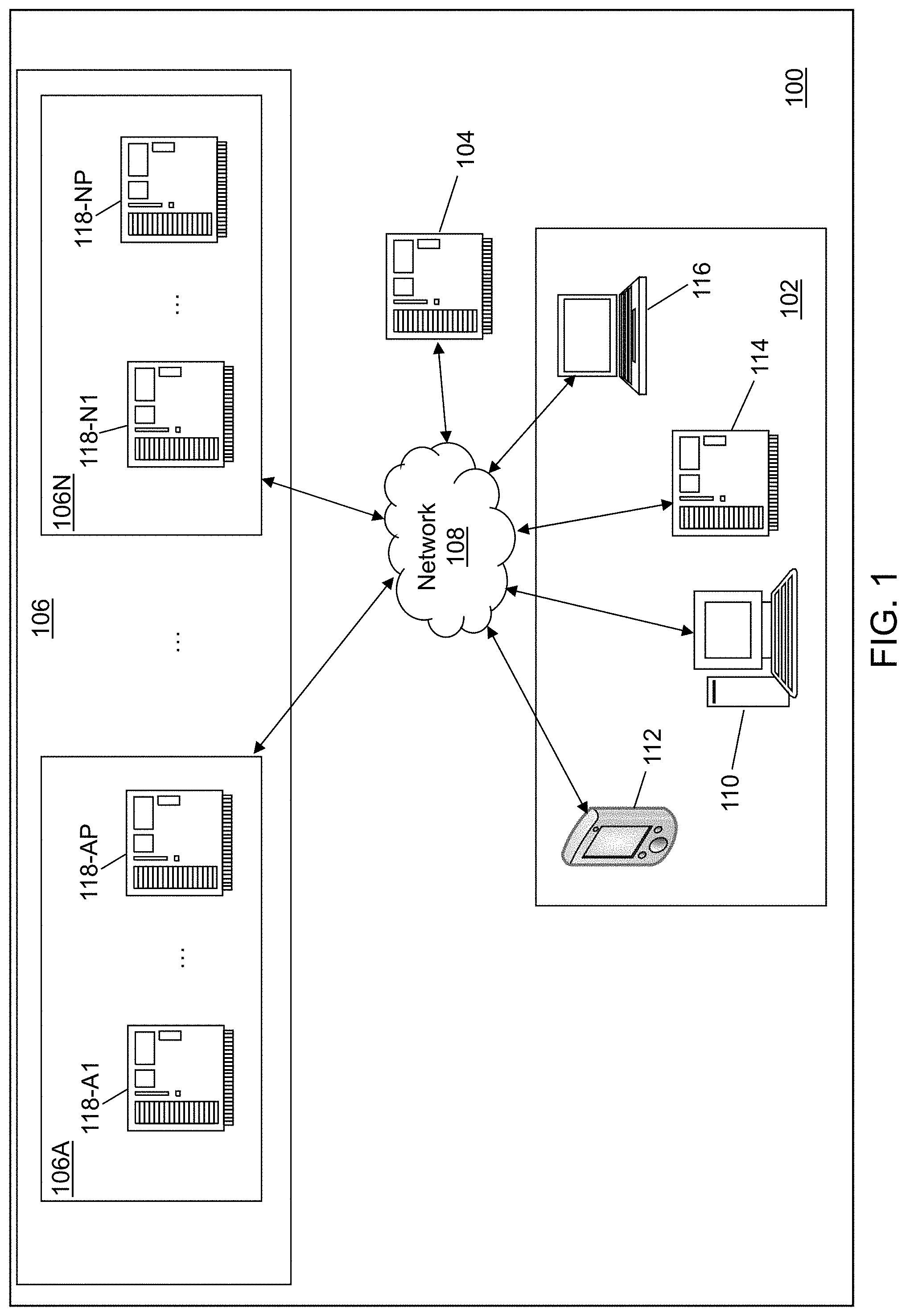 Patent US11775878 Figure 1 – Automated machine learning test system