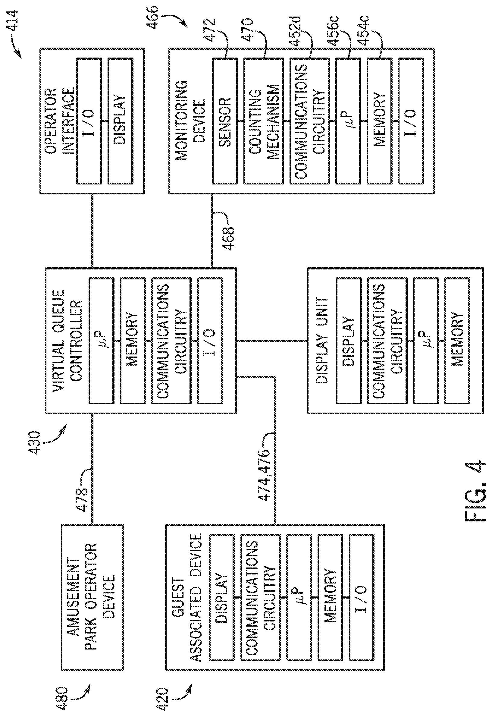 Patent US11775883 Figure 4 – Virtual queuing techniques