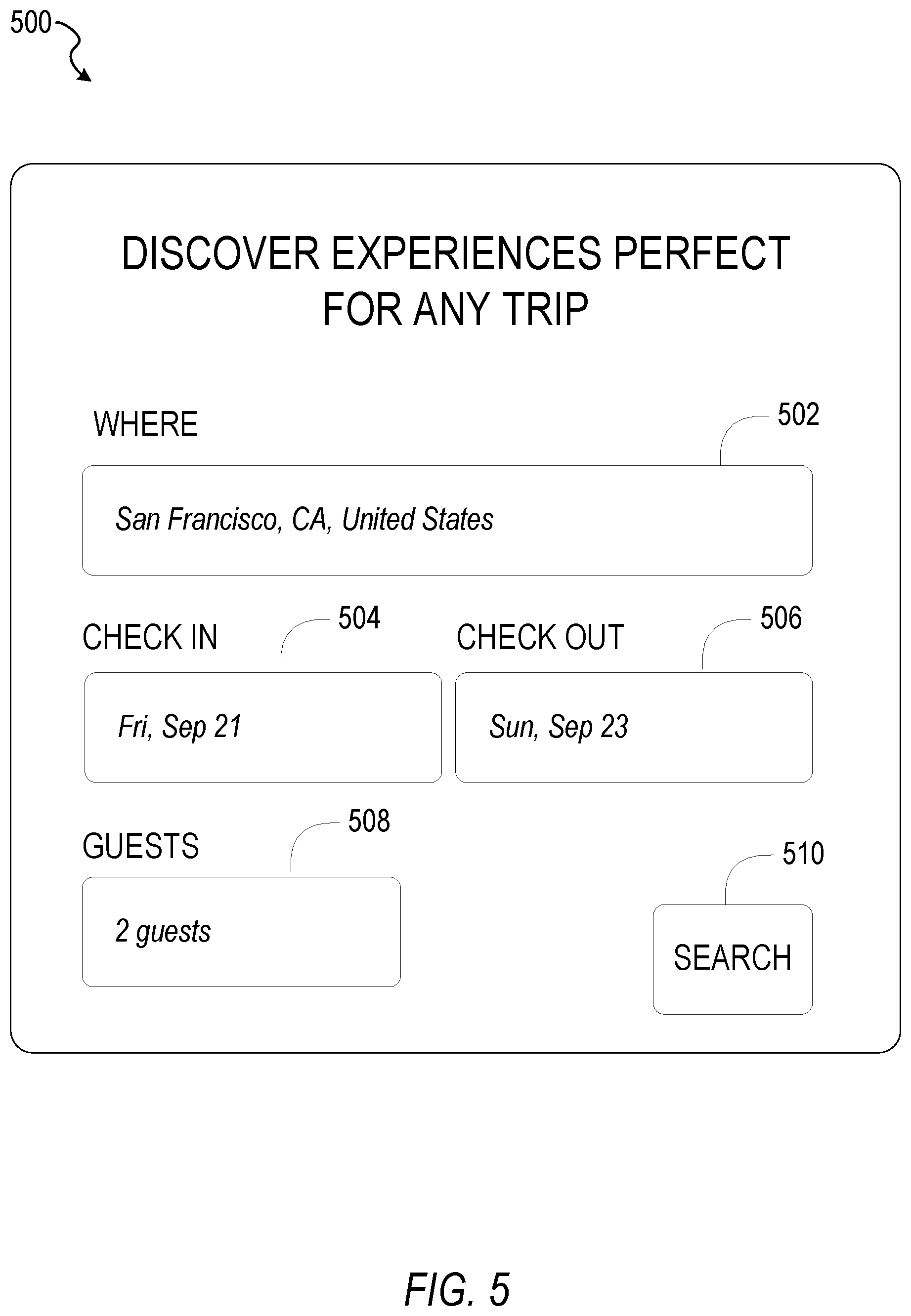 Patent US11775884 Figure 5 – Eligibility predictions for instant booking in an online marketplace