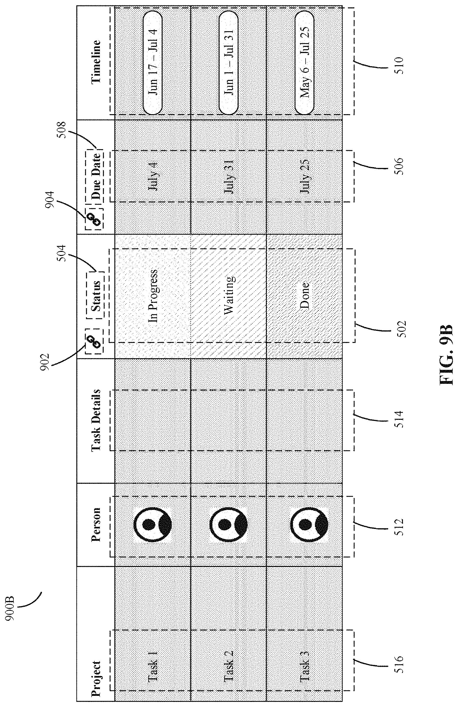 Patent US11775890 Figure 15 – Digital processing systems and methods for map-based data organization in collaborative work systems