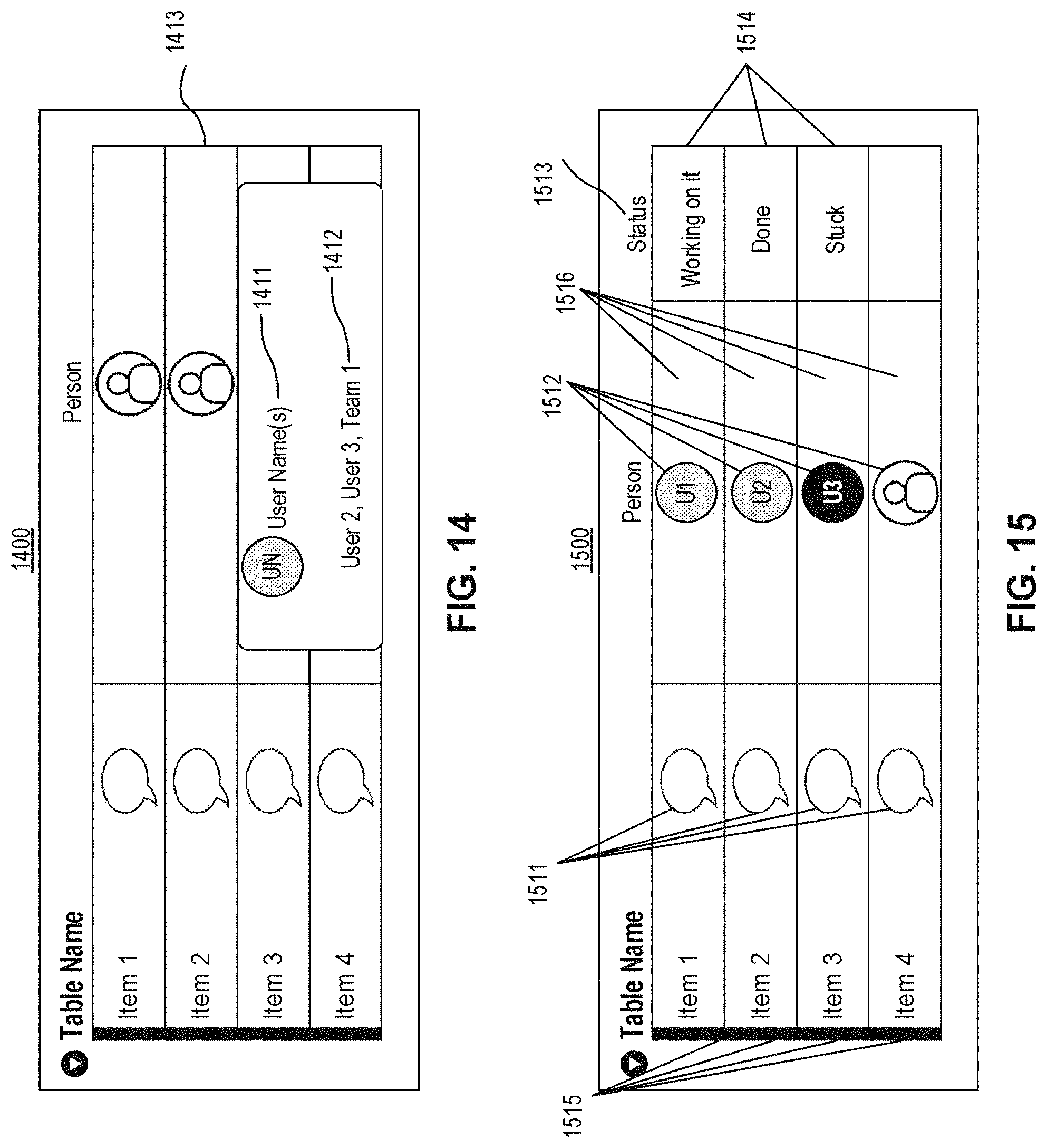 Patent US11775890 Figure 20 – Digital processing systems and methods for map-based data organization in collaborative work systems