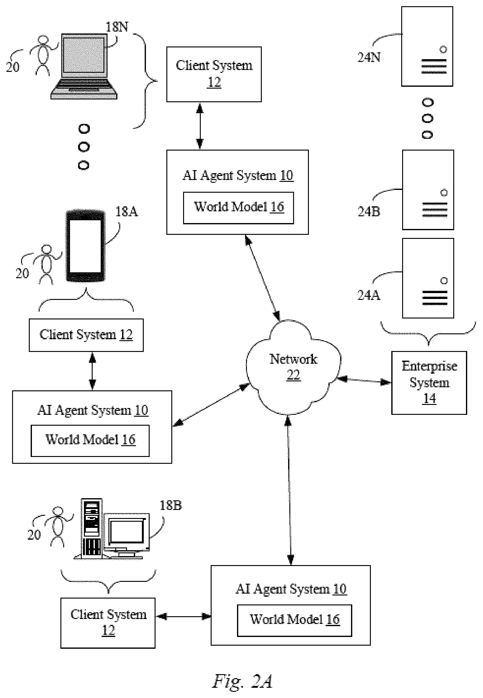 Patent US11775891 Figure 2 – Omnichannel, intelligent, proactive virtual agent
