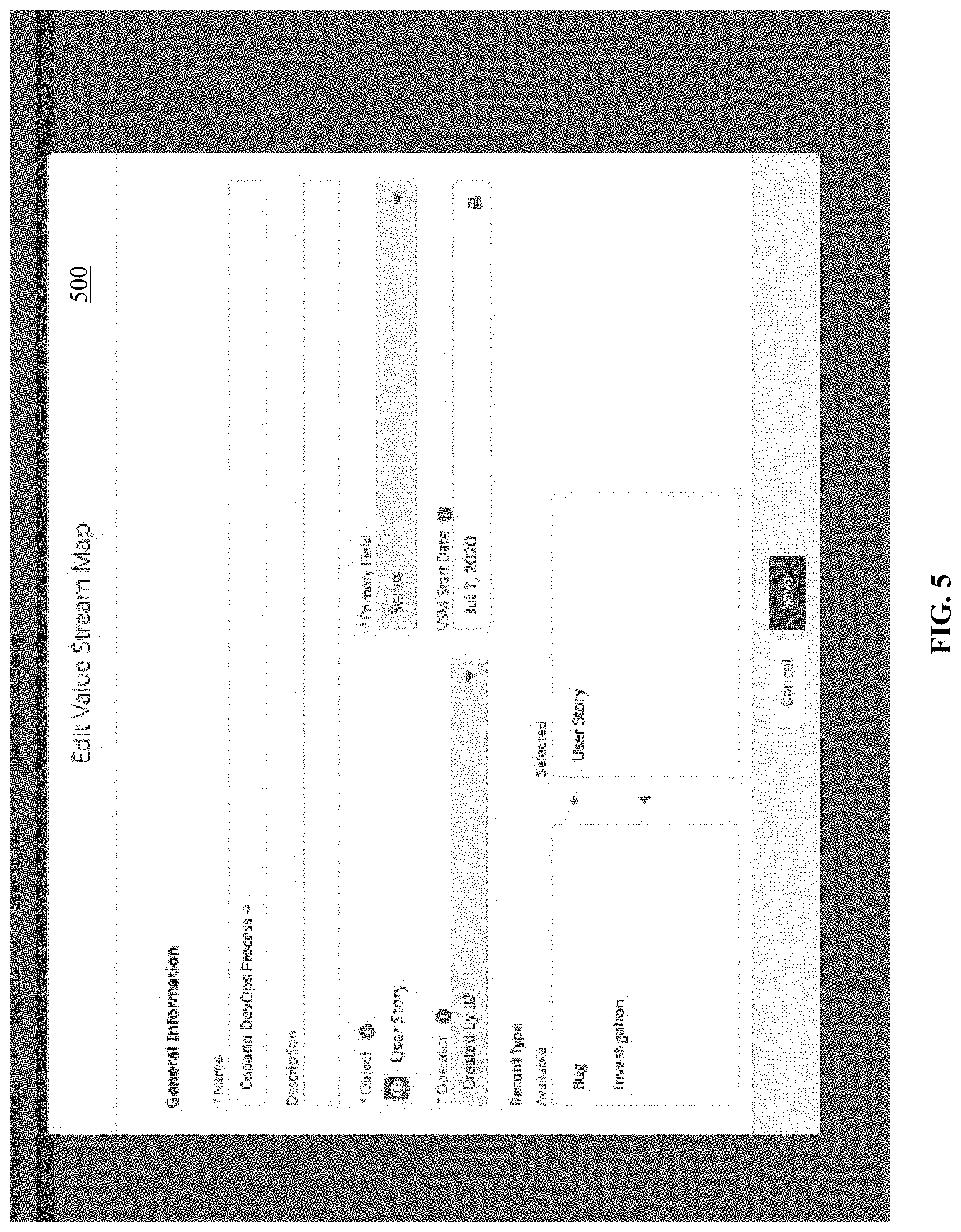Patent US11775910 Figure 4 – Applied computer technology for high efficiency value stream management and mapping and process tracking