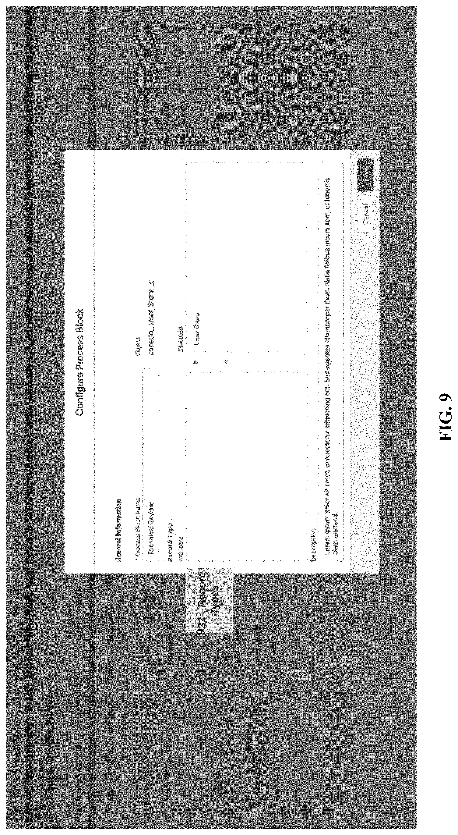 Patent US11775910 Figure 9 – Applied computer technology for high efficiency value stream management and mapping and process tracking