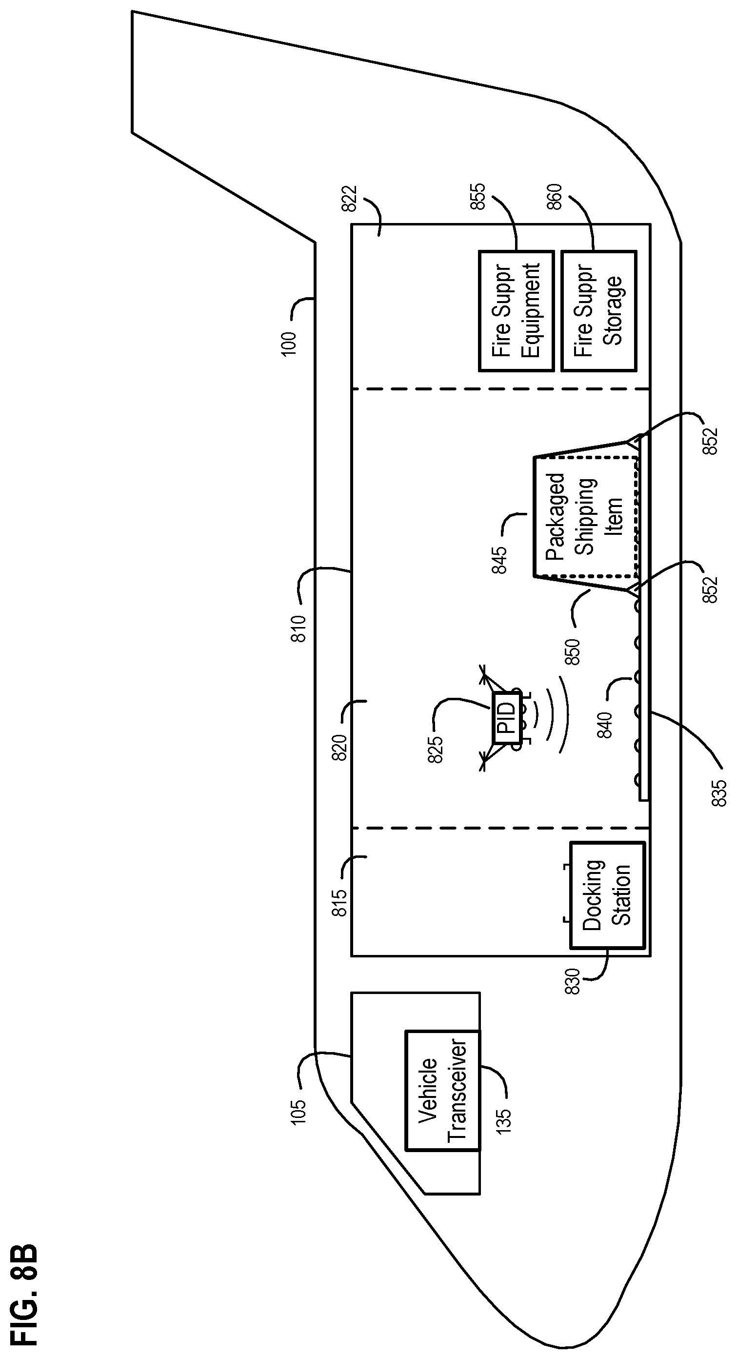 Patent US11775919 Figure 11 – Aerial drone-based systems and methods for adaptively providing an aerial relocatable communication hub within a delivery vehicle