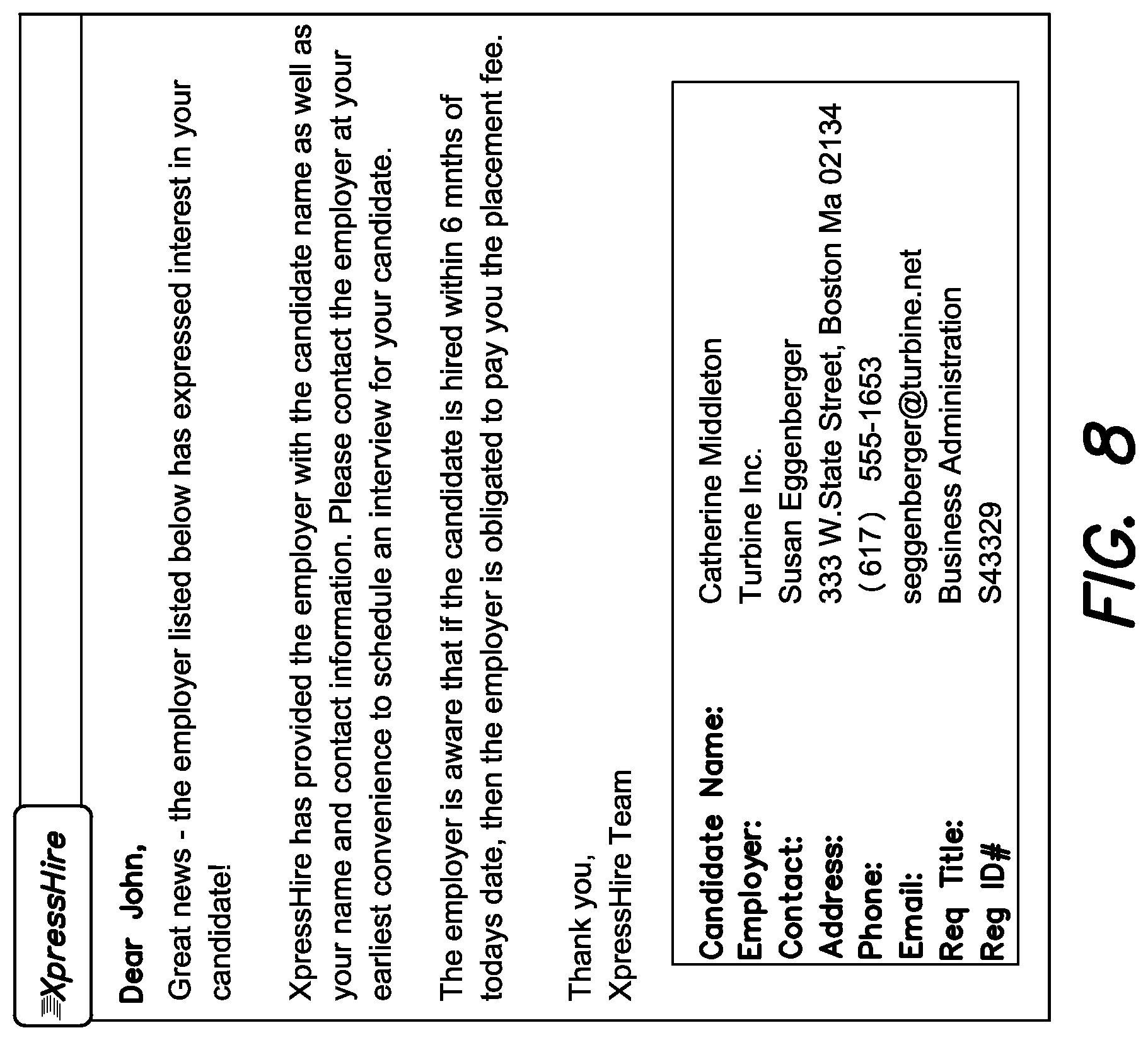 Patent US11775933 Figure 9 – System and method for managing a talent platform