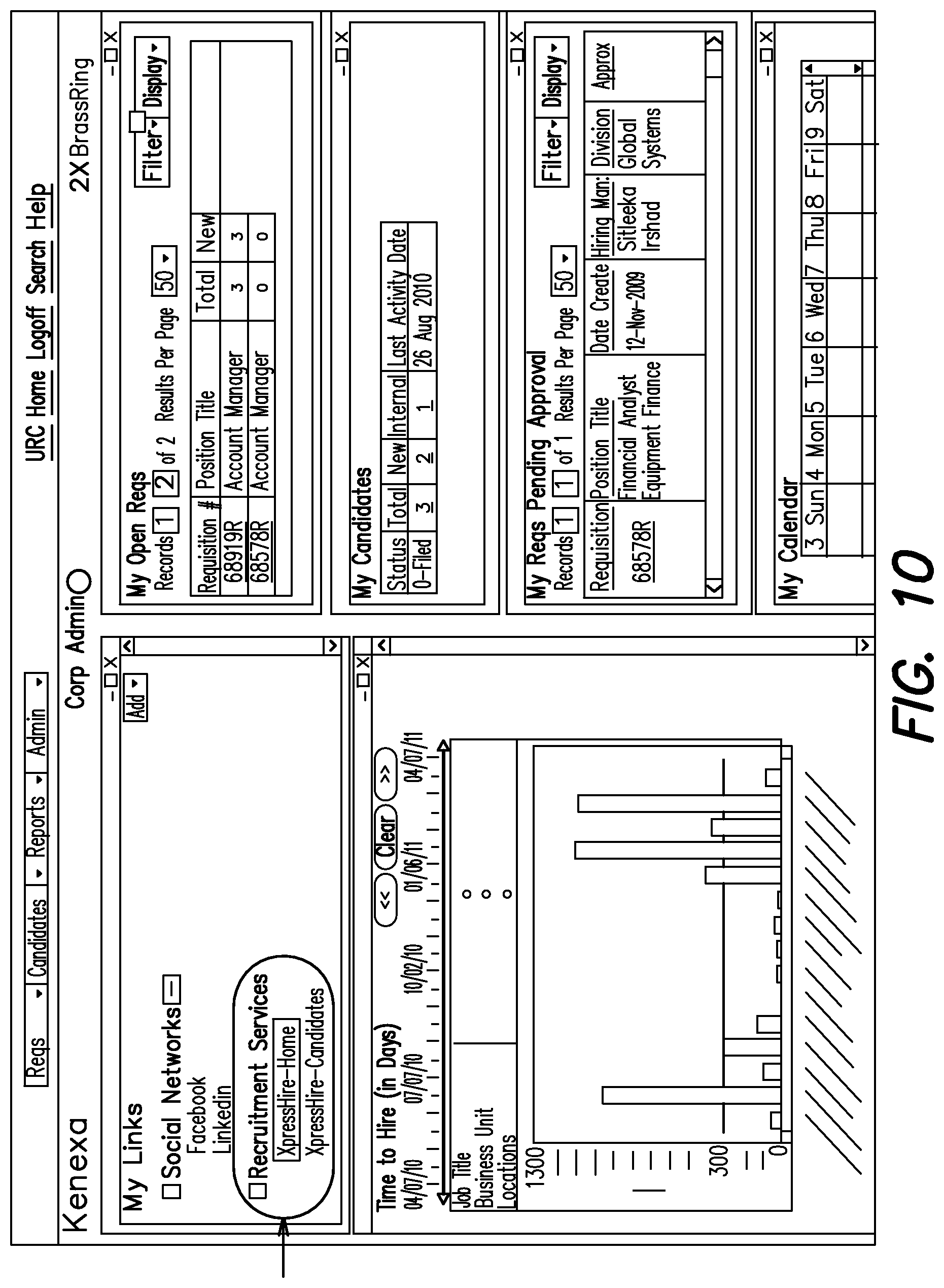 Patent US11775933 Figure 11 – System and method for managing a talent platform