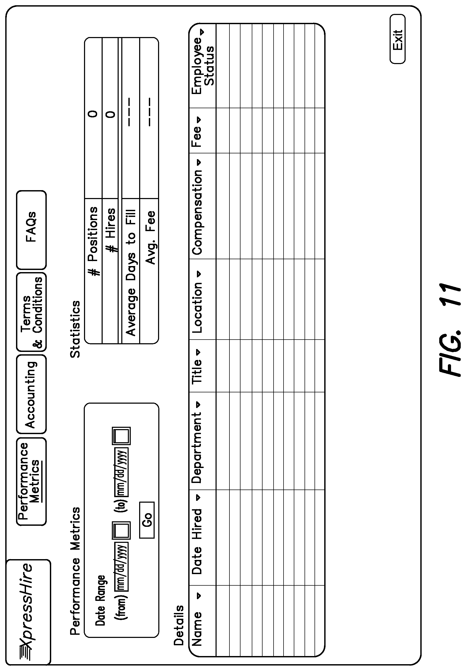 Patent US11775933 Figure 12 – System and method for managing a talent platform