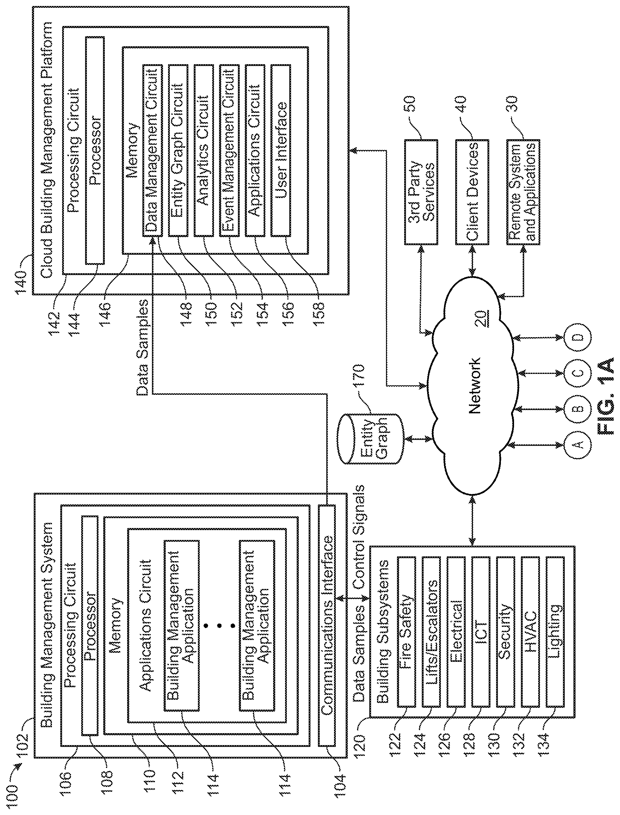 Patent US11775938 Figure 1 – Lobby management system
