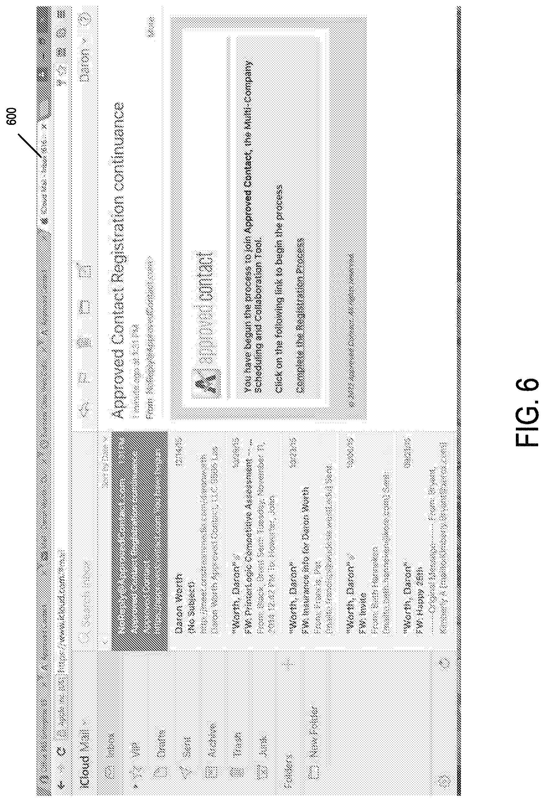 Patent US11775939 Figure 6 – Calendar comparison system and method
