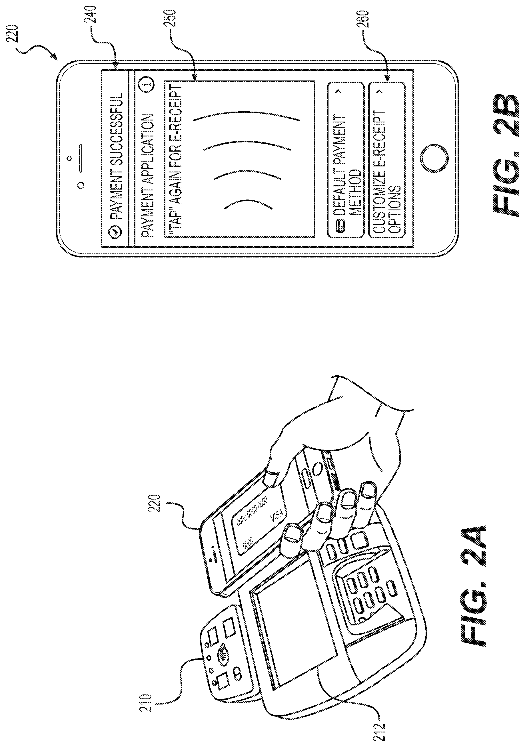 Patent US11775944 Figure 2 – Systems and methods for second tap e-receipt option for NFC-enabled payment vehicles