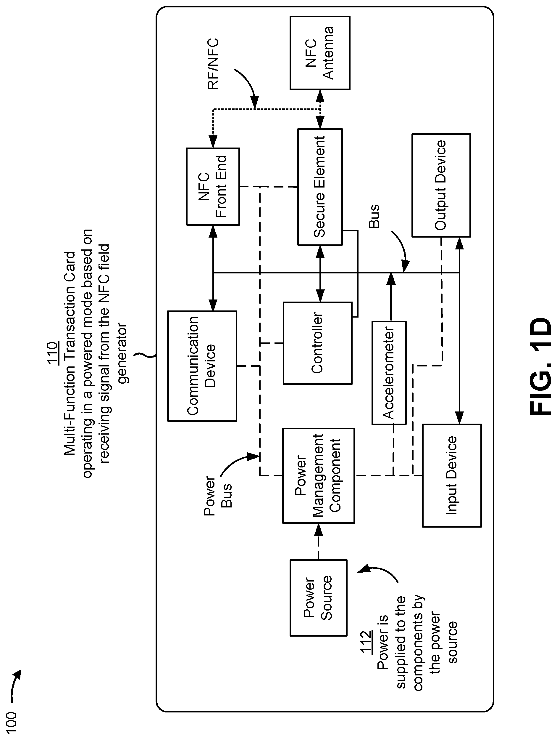 Patent US11775960 Figure 4 – Systems and methods for providing power to a multi-purpose transaction card