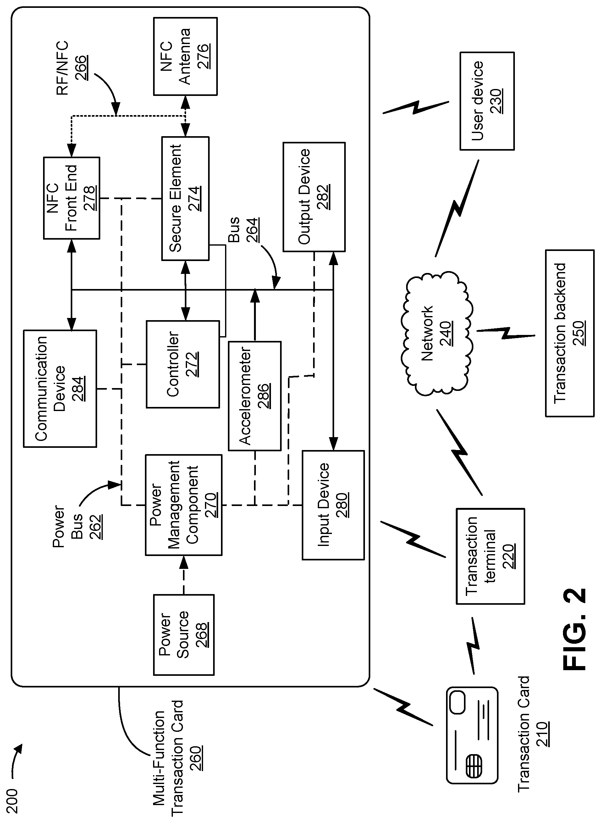 Patent US11775960 Figure 8 – Systems and methods for providing power to a multi-purpose transaction card