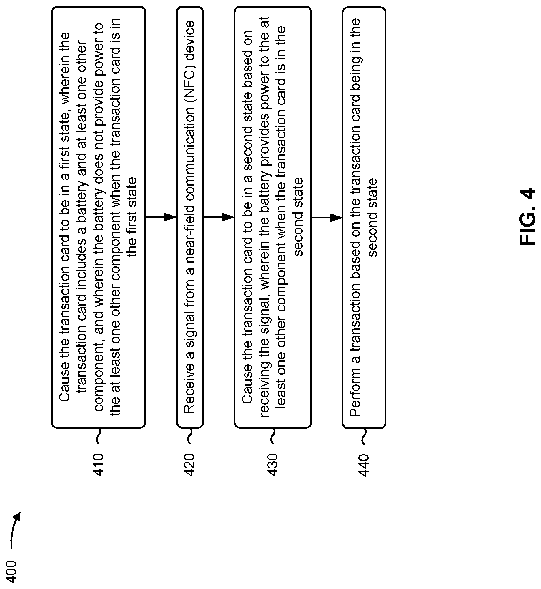 Patent US11775960 Figure 10 – Systems and methods for providing power to a multi-purpose transaction card