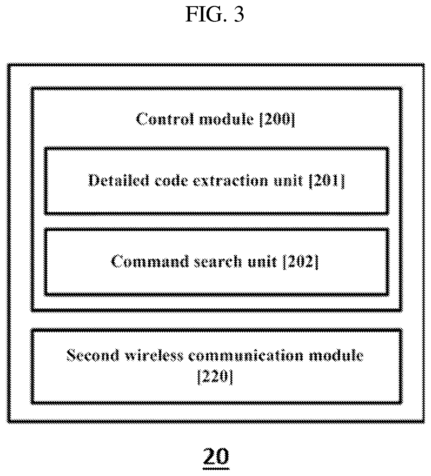 Patent US11775963 Figure 3 – Virtual code-based control system, method, and program, control device, and control signal generating means