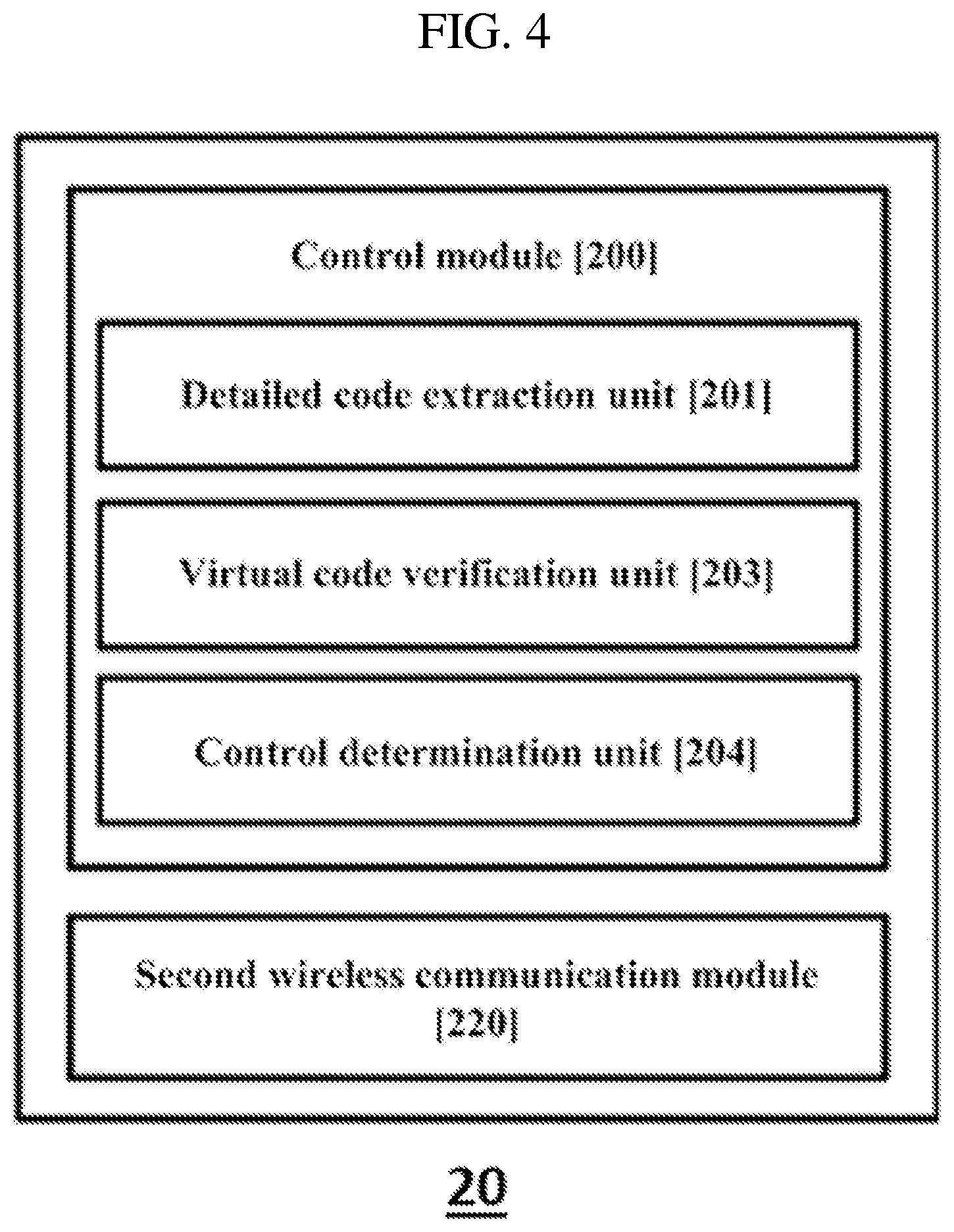 Patent US11775963 Figure 4 – Virtual code-based control system, method, and program, control device, and control signal generating means