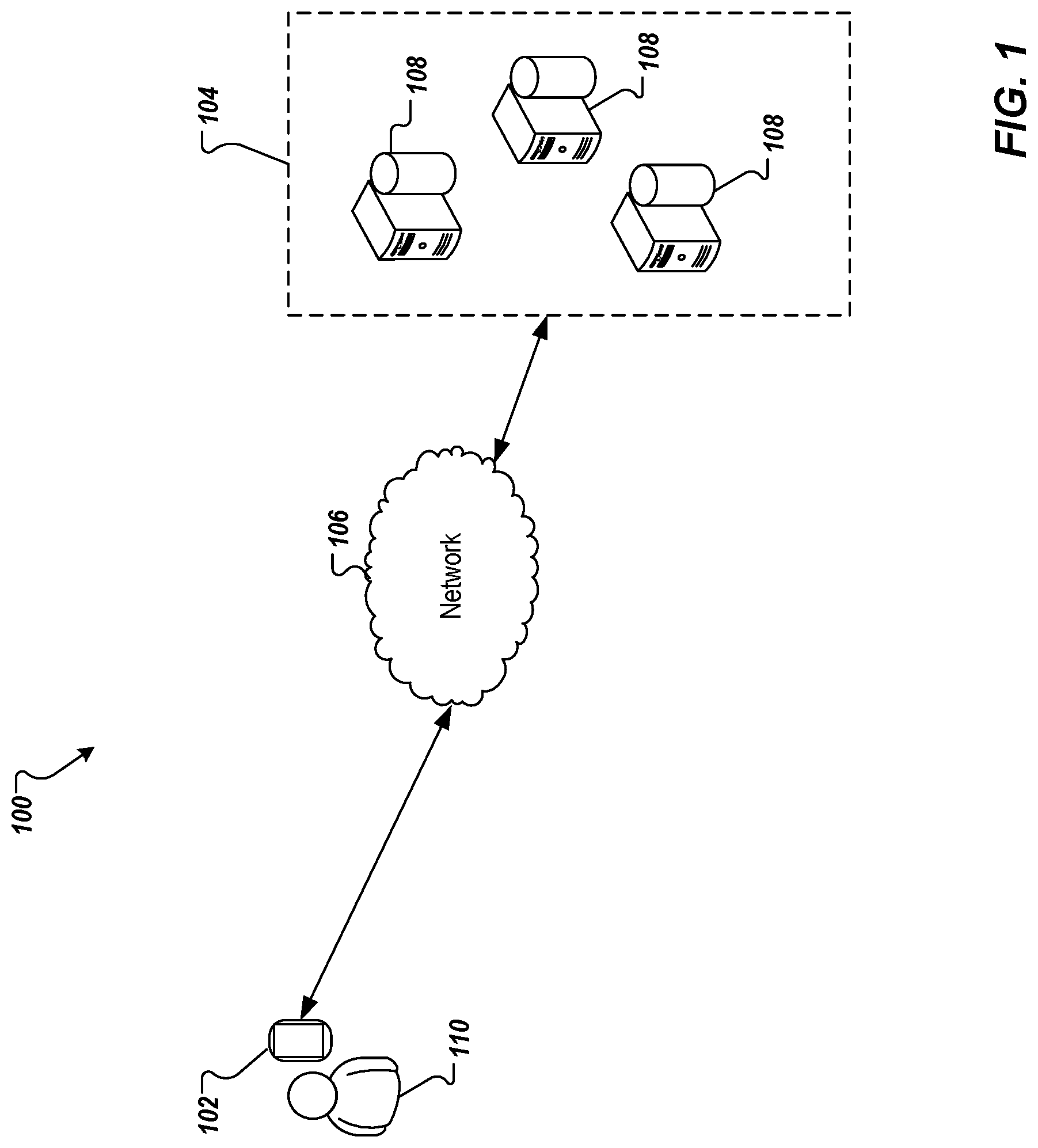 Patent US11775971 Figure 1 – Biometric authentication on push notification