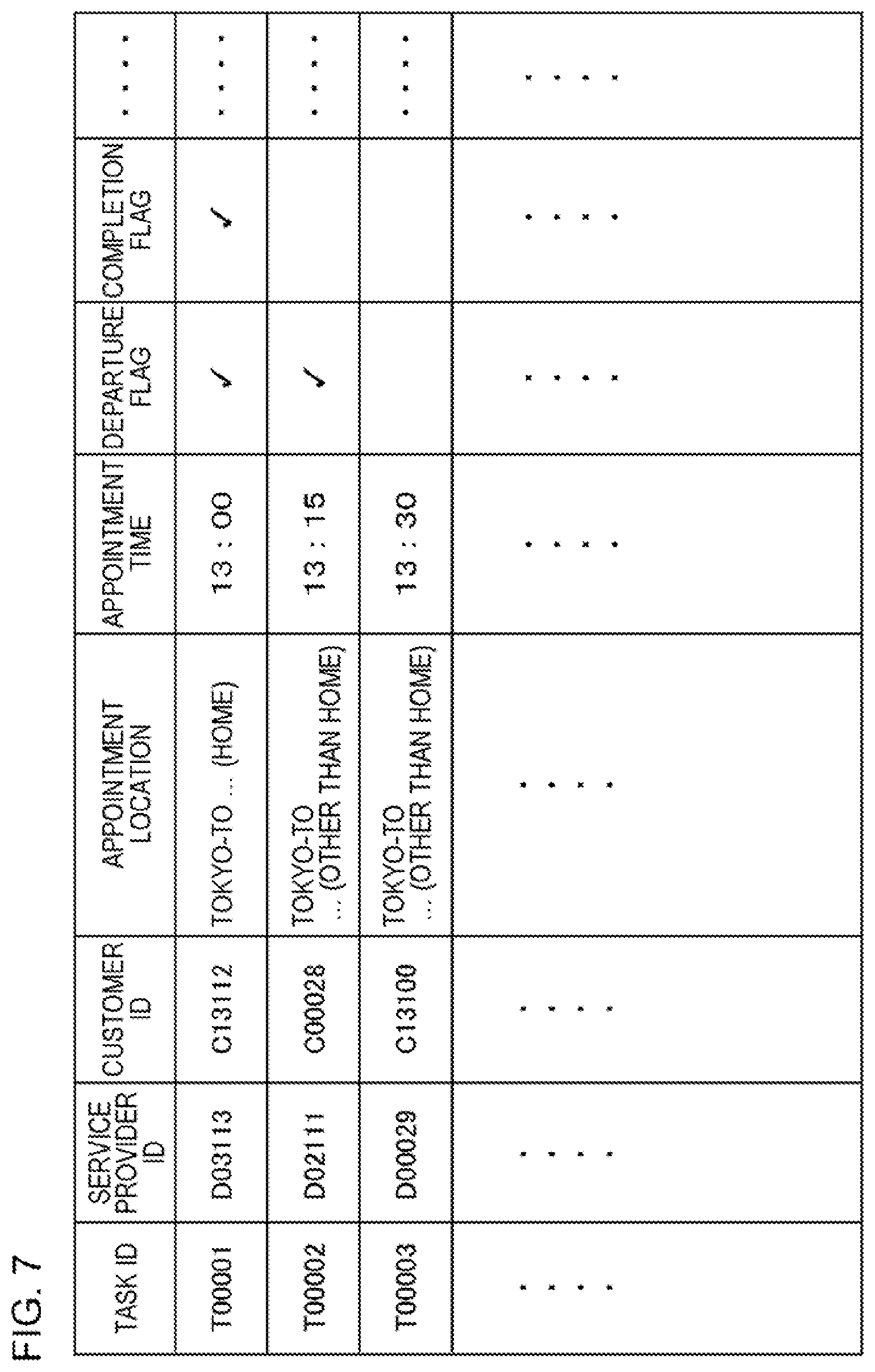 Patent US11775972 Figure 7 – Server, processing apparatus, and processing method