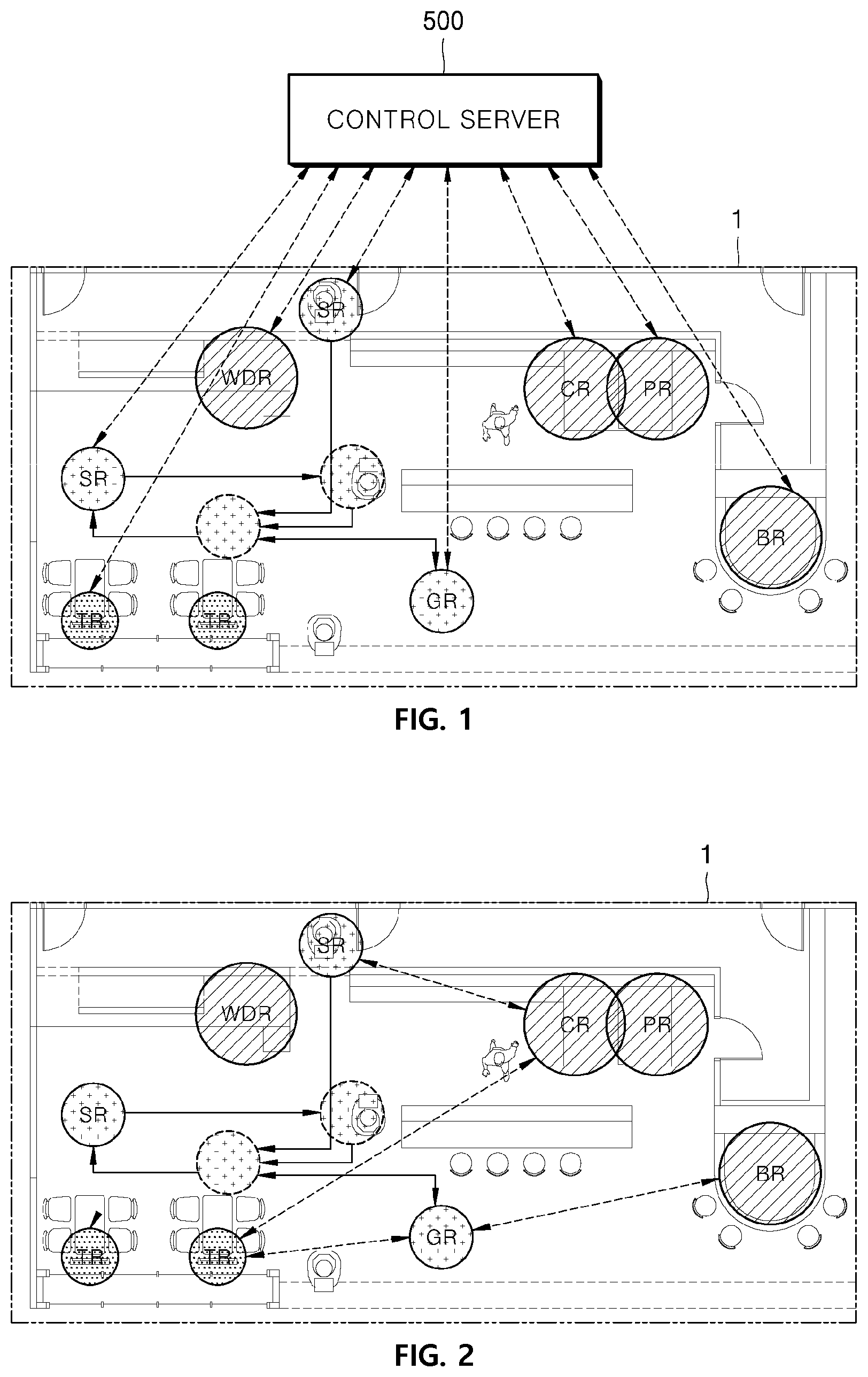 Patent US11775983 Figure 1 – Method and system of providing service by controlling robot in service area, and robot implementing thereof