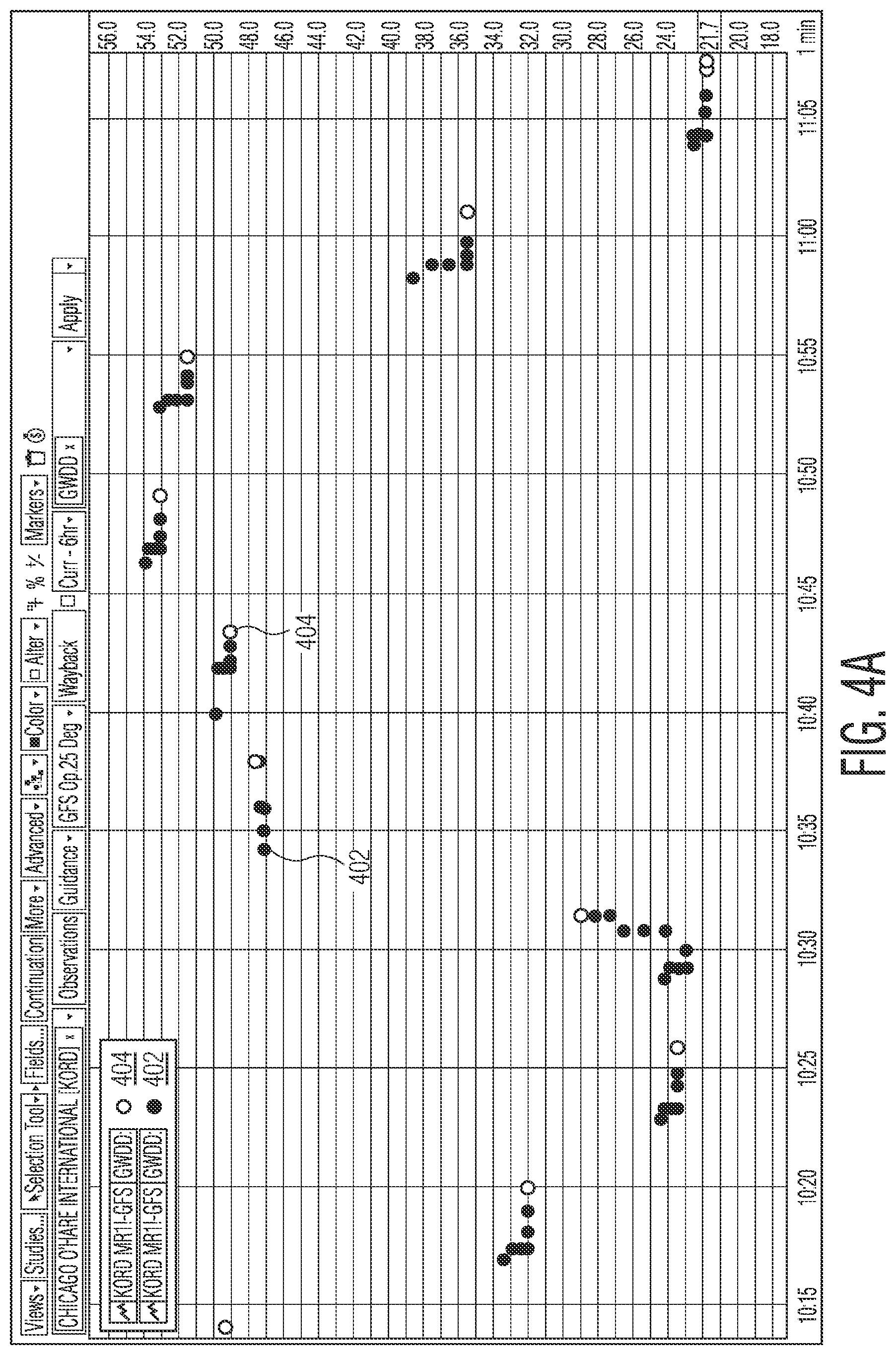 Patent US11775990 Figure 6 – Integrated weather graphical user interface