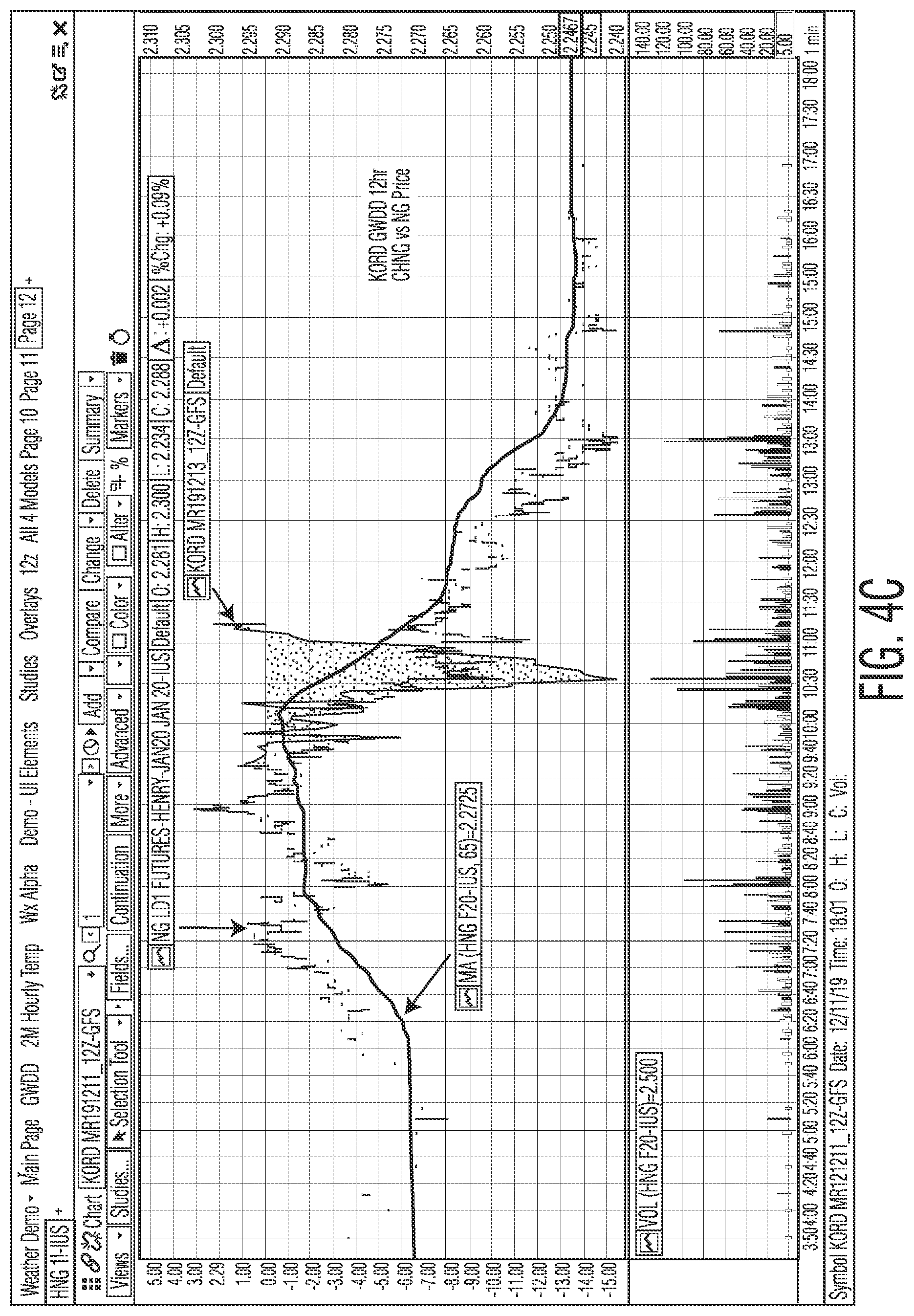 Patent US11775990 Figure 8 – Integrated weather graphical user interface