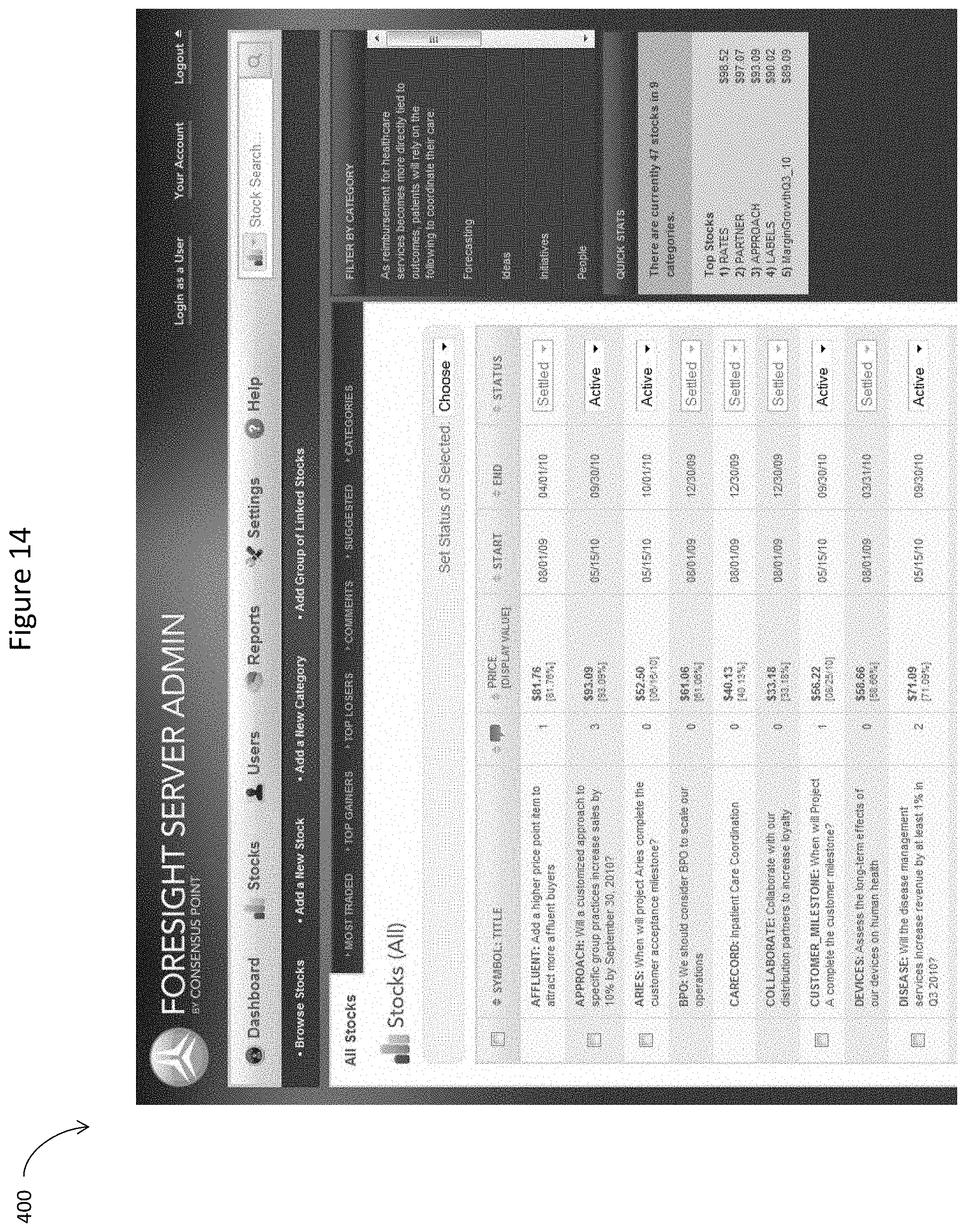 Patent US11775991 Figure 14 – Future trends forecasting system