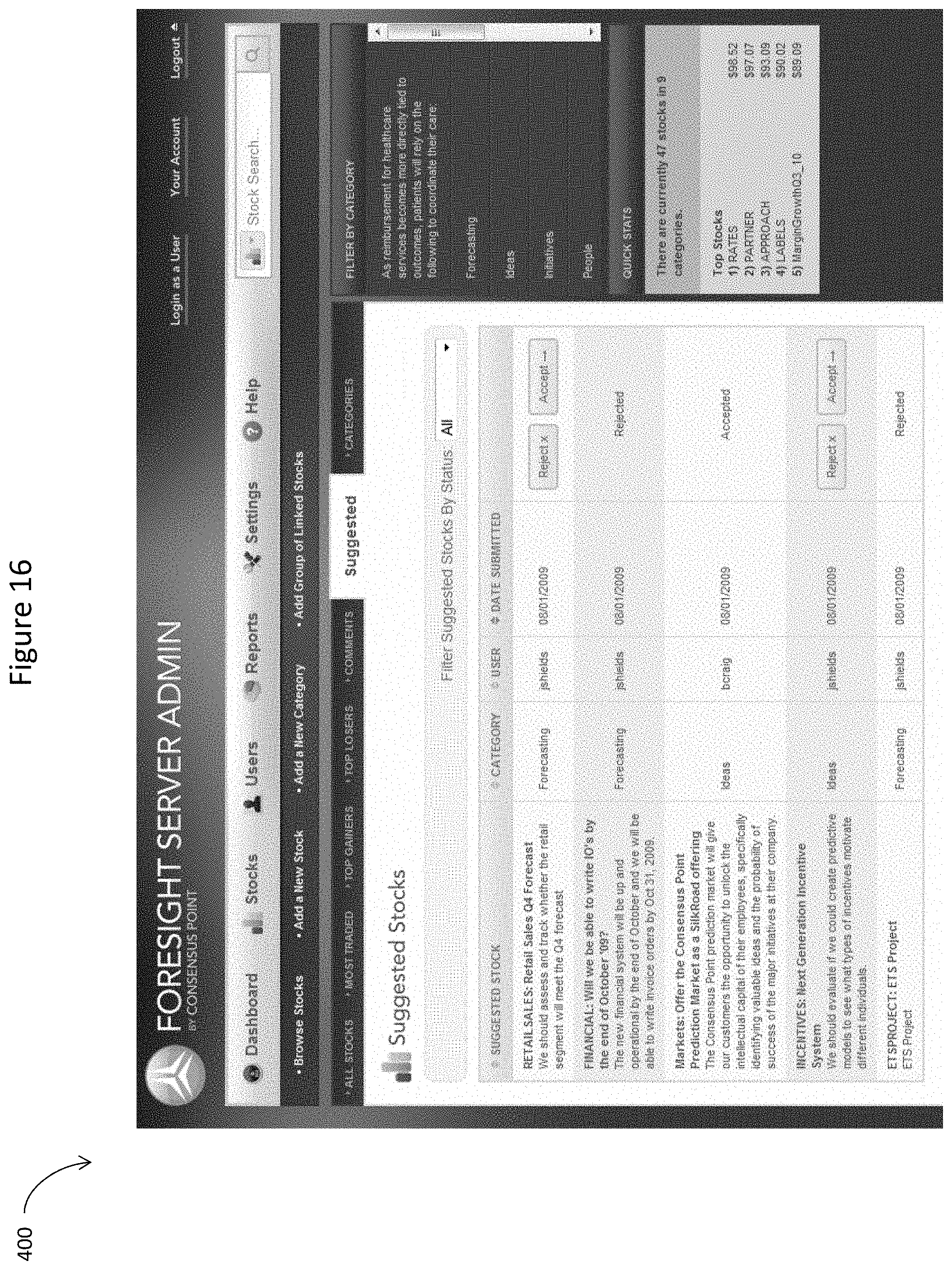 Patent US11775991 Figure 16 – Future trends forecasting system