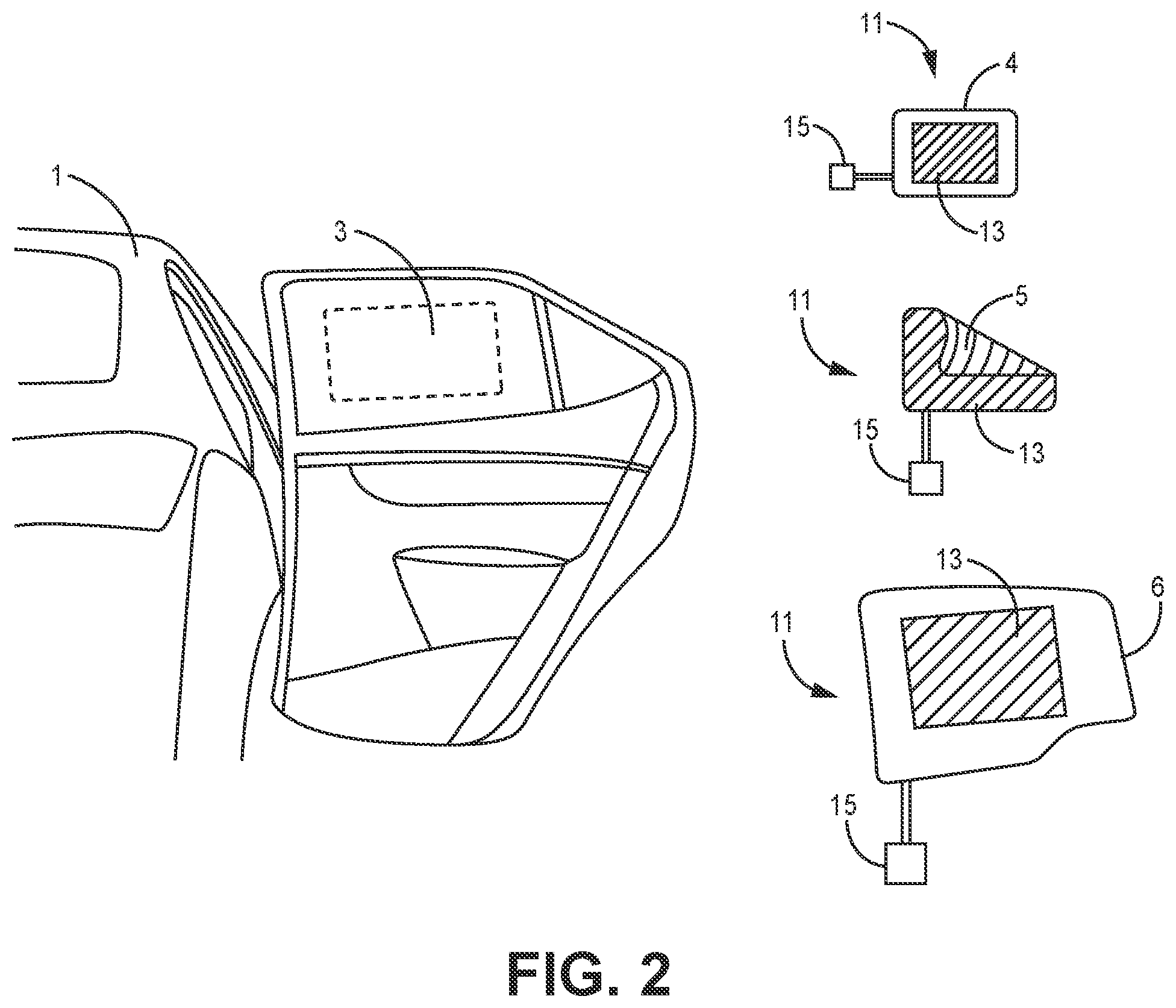 Patent US11776015 Figure 2 – Apparatus, process, and system for display of images on windows of vehicles