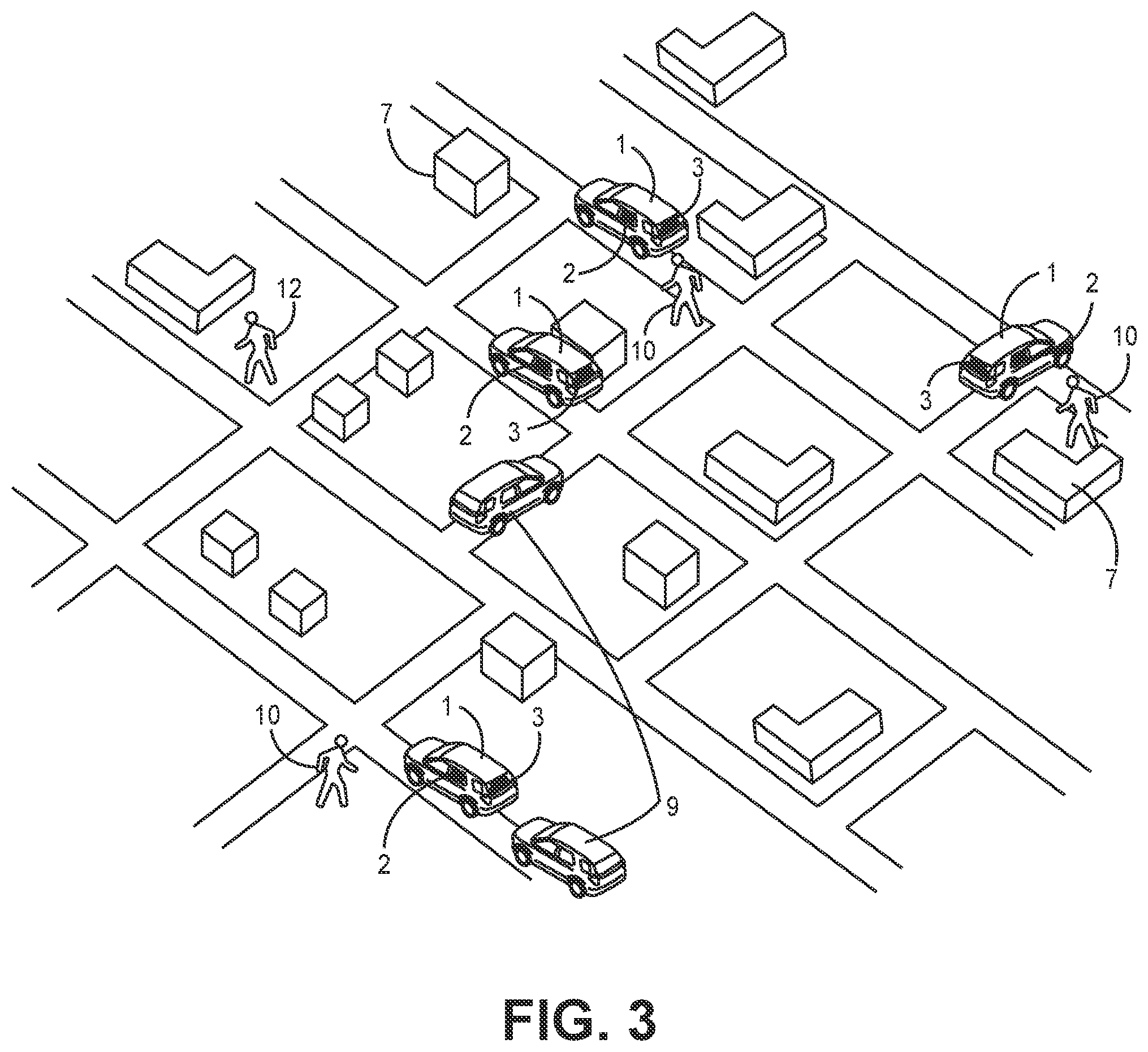 Patent US11776015 Figure 3 – Apparatus, process, and system for display of images on windows of vehicles