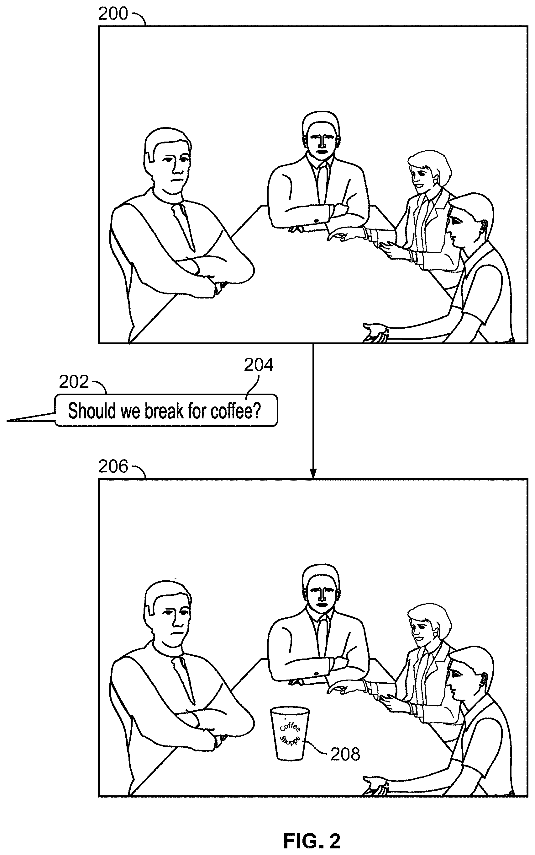 Patent US11776017 Figure 2 – Systems and methods for inserting contextual advertisements into a virtual environment