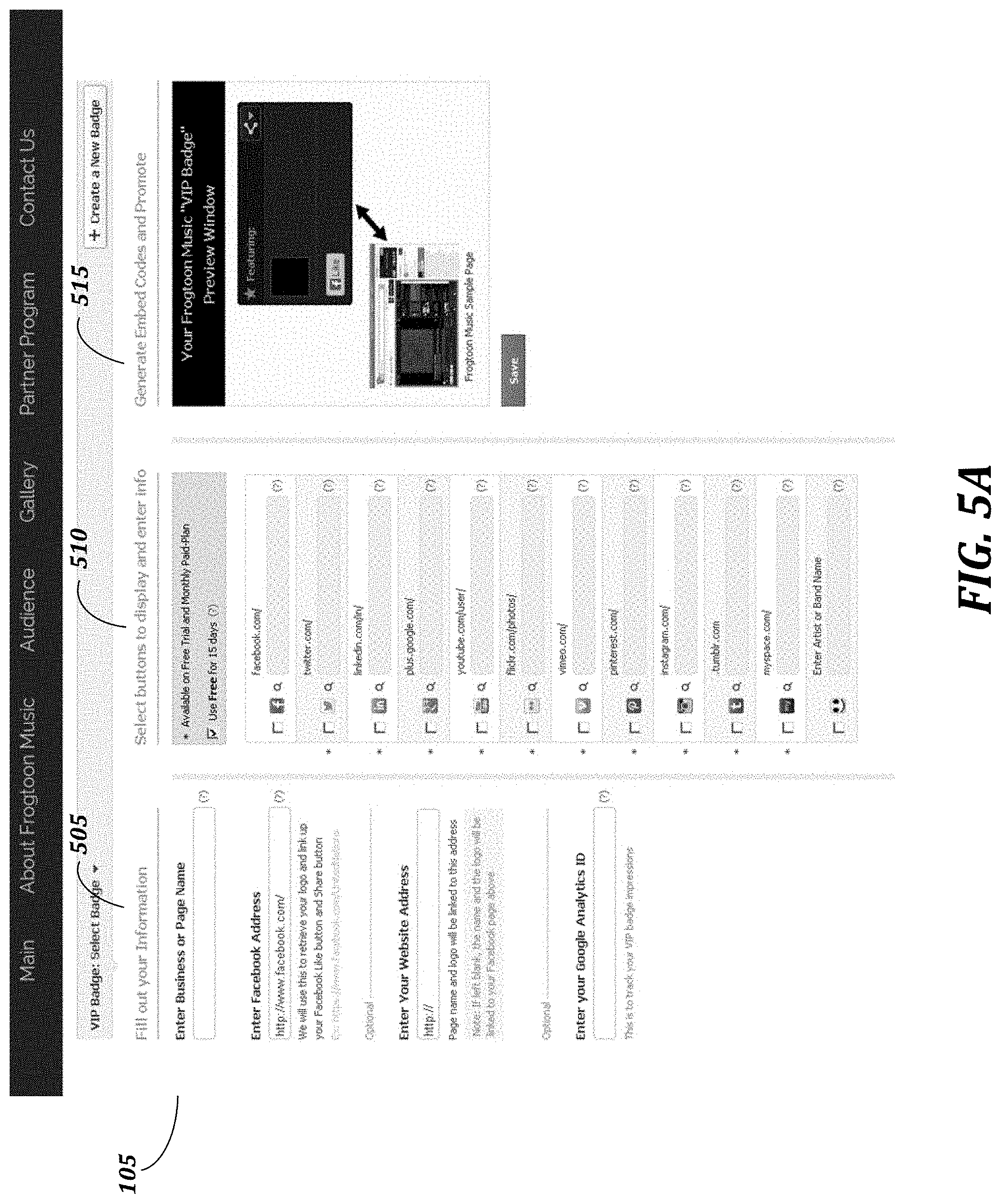 Patent US11776019 Figure 5 – Social media merchandising and advertising platform