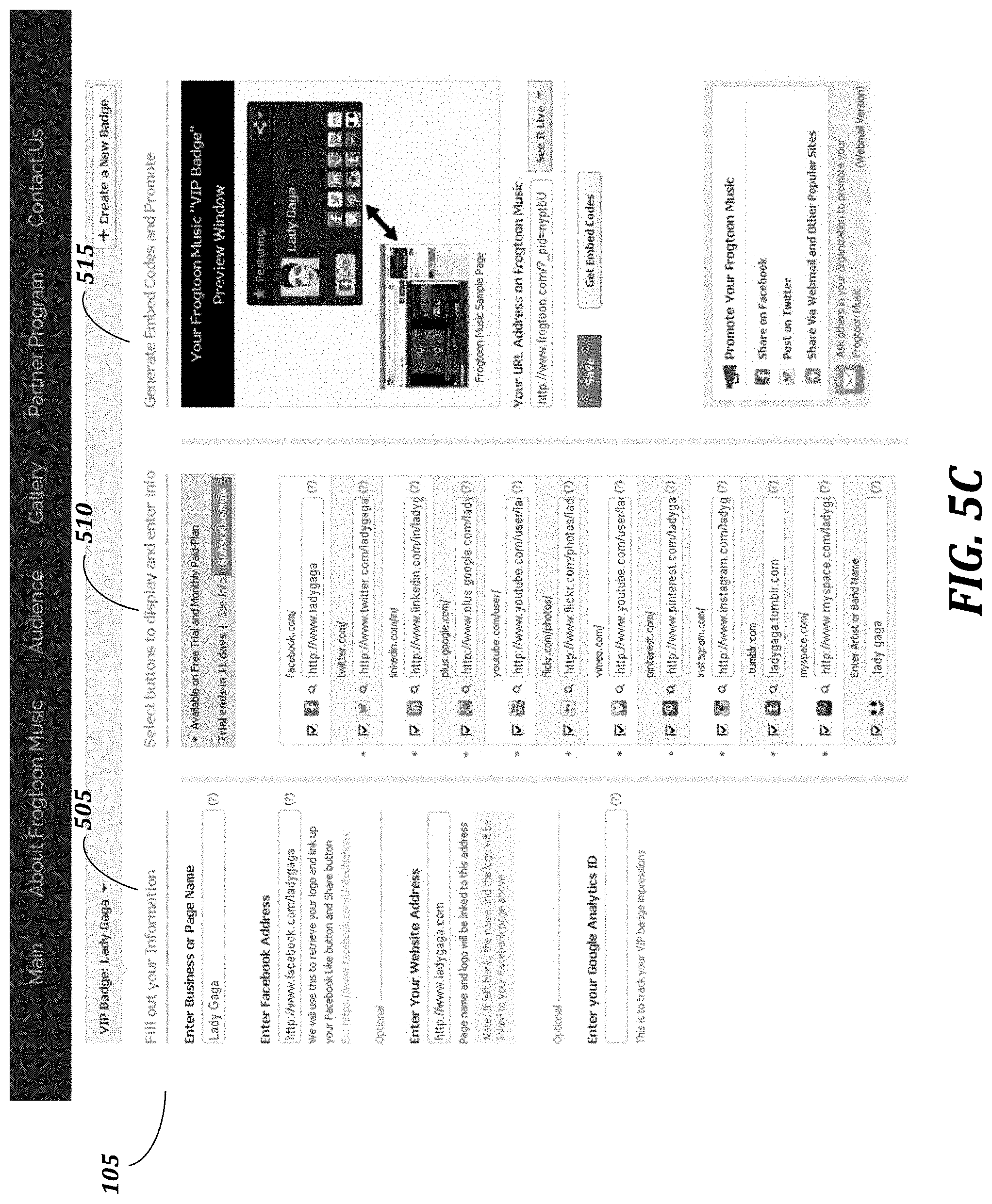 Patent US11776019 Figure 7 – Social media merchandising and advertising platform