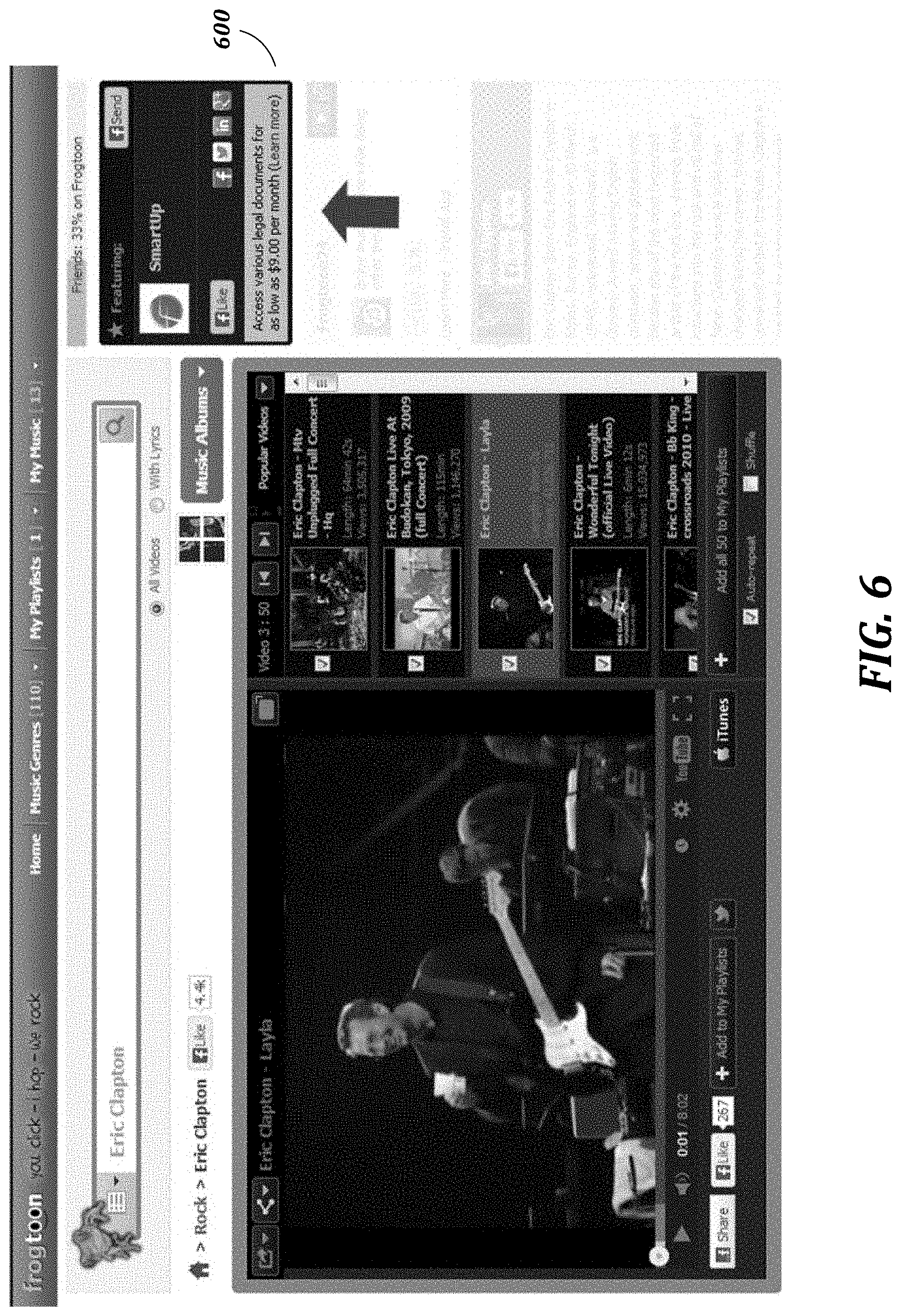Patent US11776019 Figure 8 – Social media merchandising and advertising platform