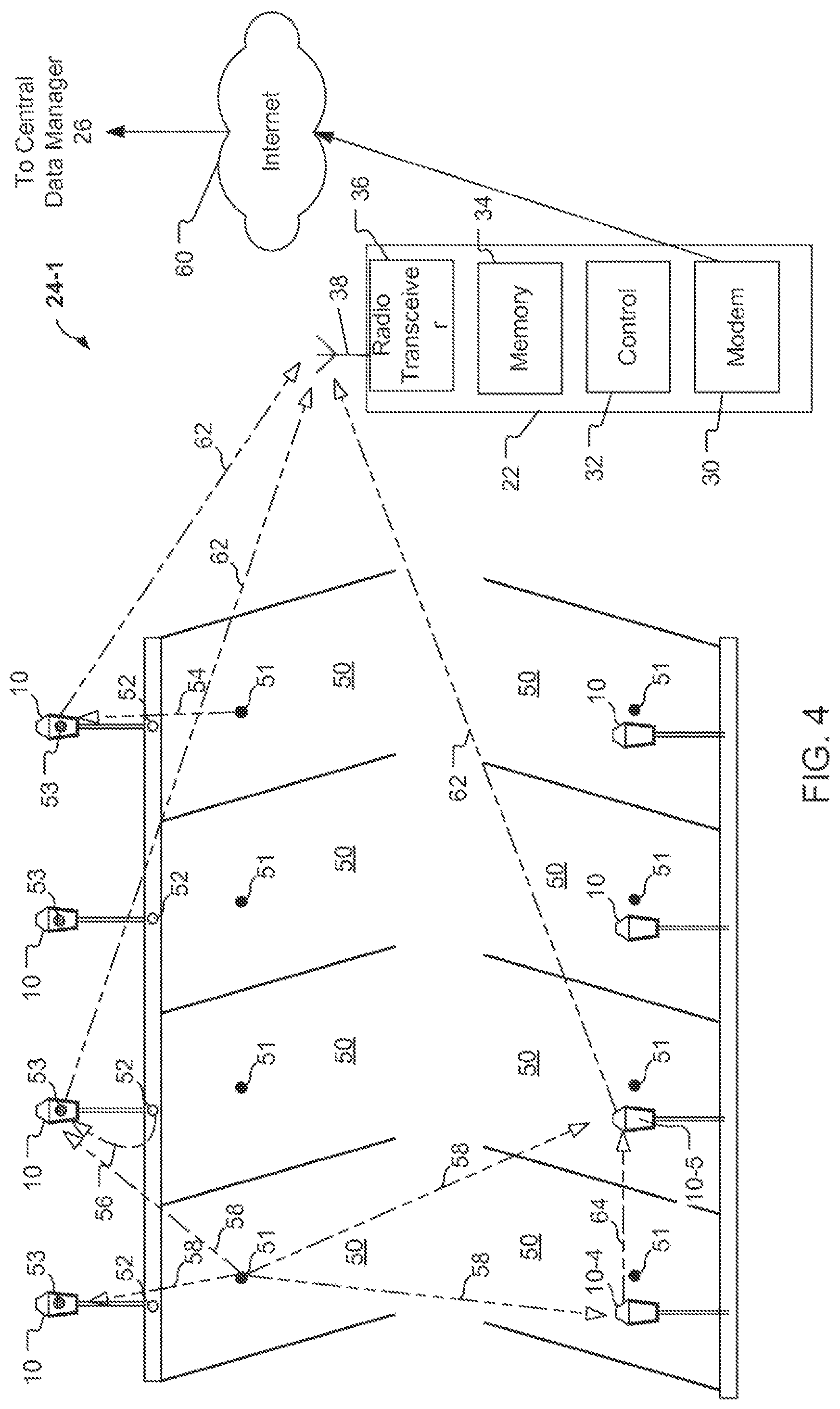 Patent US11776022 Figure 4 – Parking meter communications for remote payment with updated display