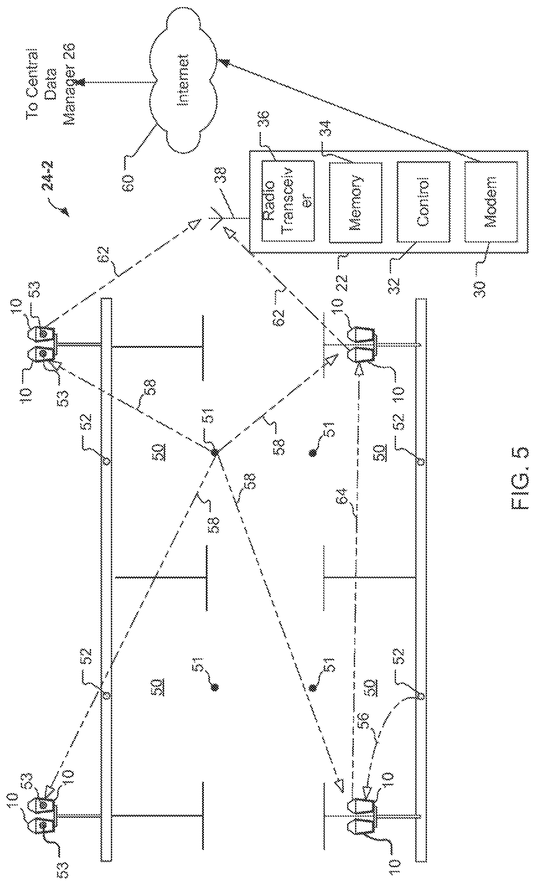 Patent US11776022 Figure 5 – Parking meter communications for remote payment with updated display