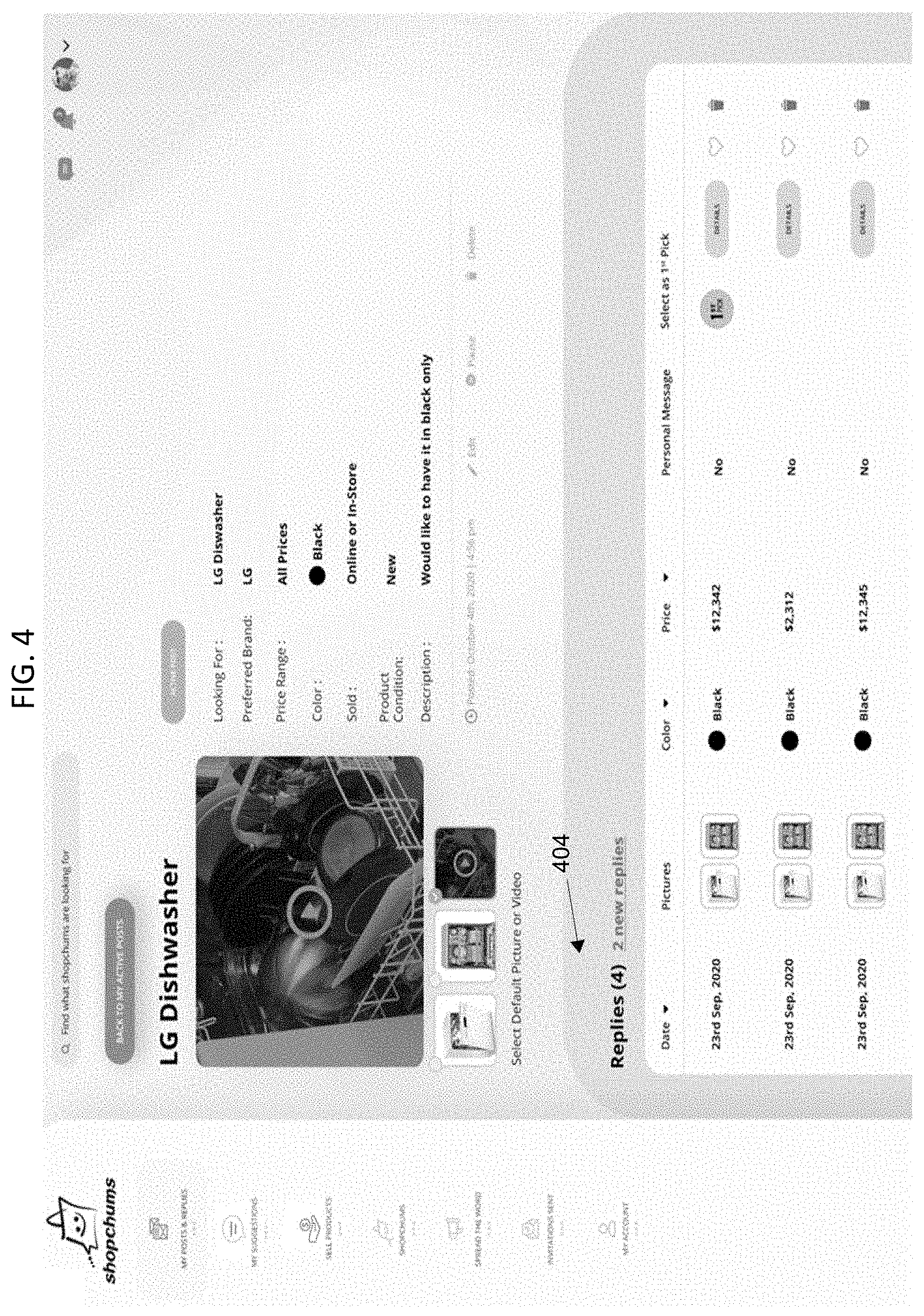 Patent US11776030 Figure 4 – Manufactures and methods for shopper users to locate items