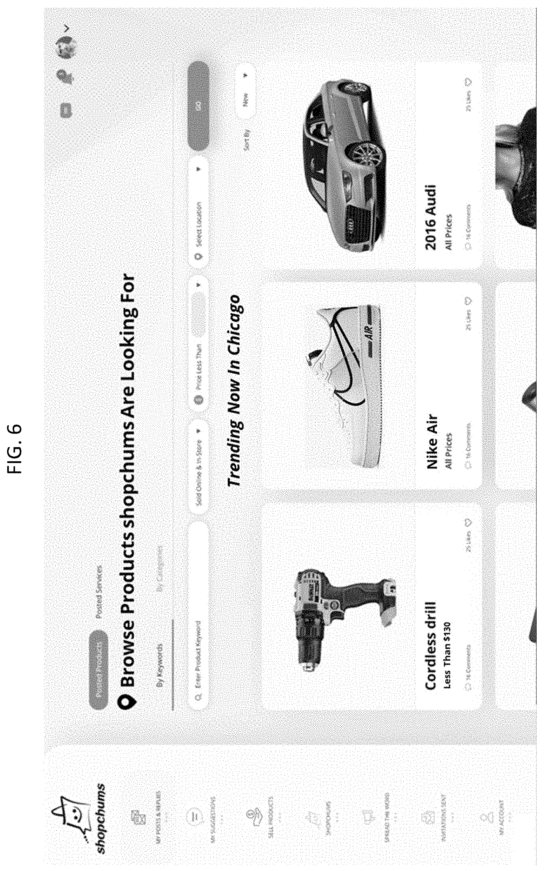 Patent US11776030 Figure 6 – Manufactures and methods for shopper users to locate items