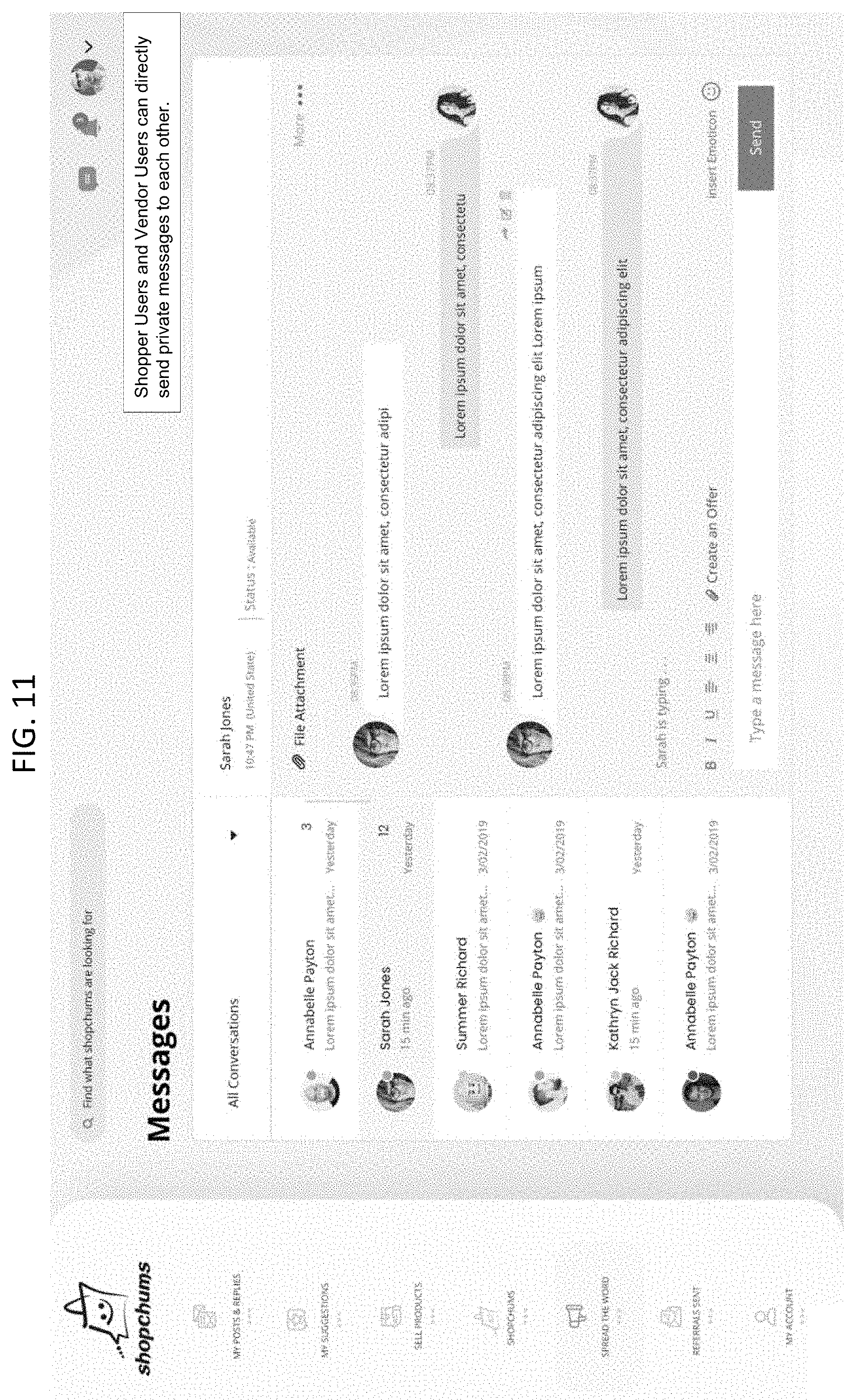Patent US11776030 Figure 11 – Manufactures and methods for shopper users to locate items
