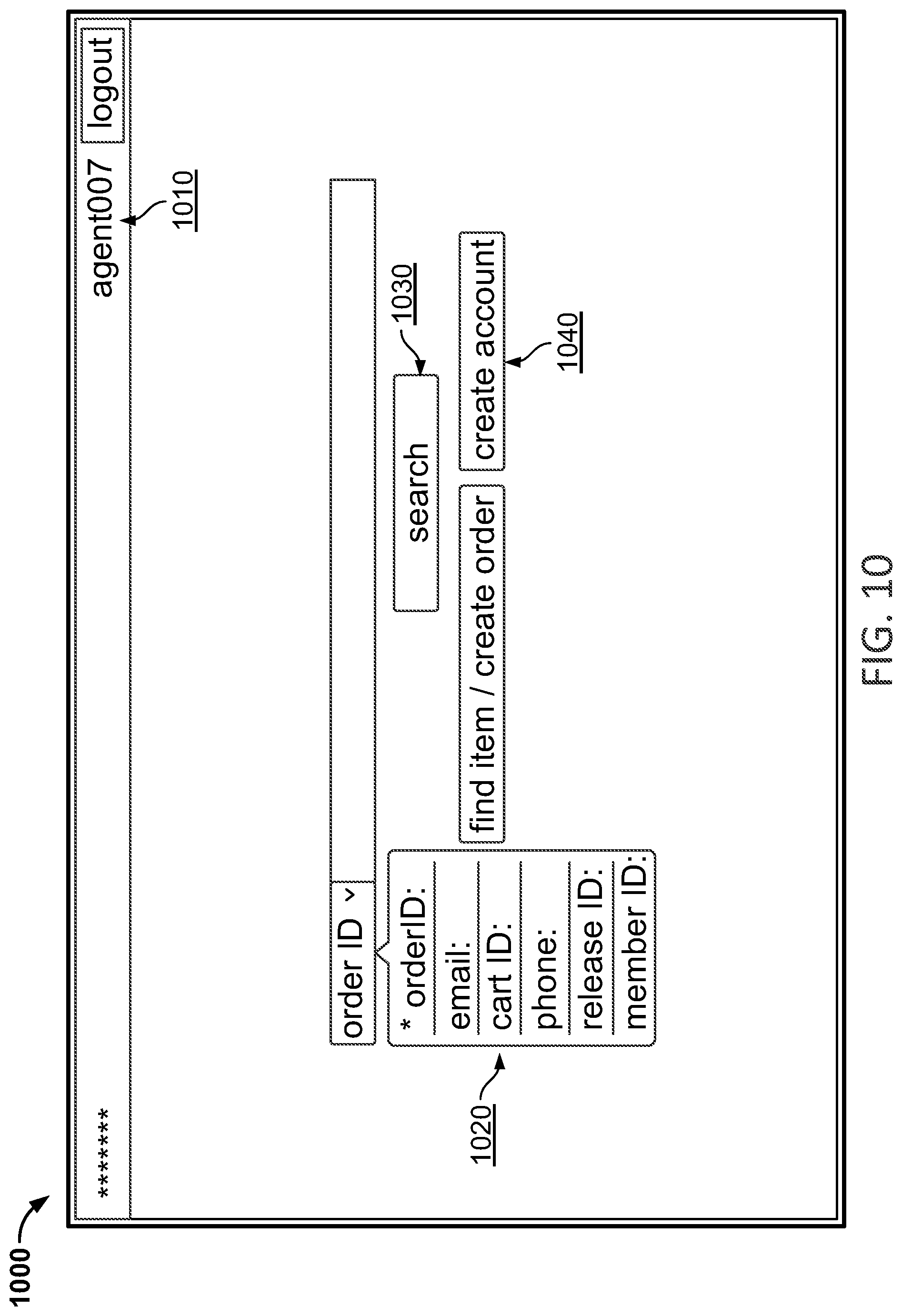 Patent US11776032 Figure 10 – Customer service tool