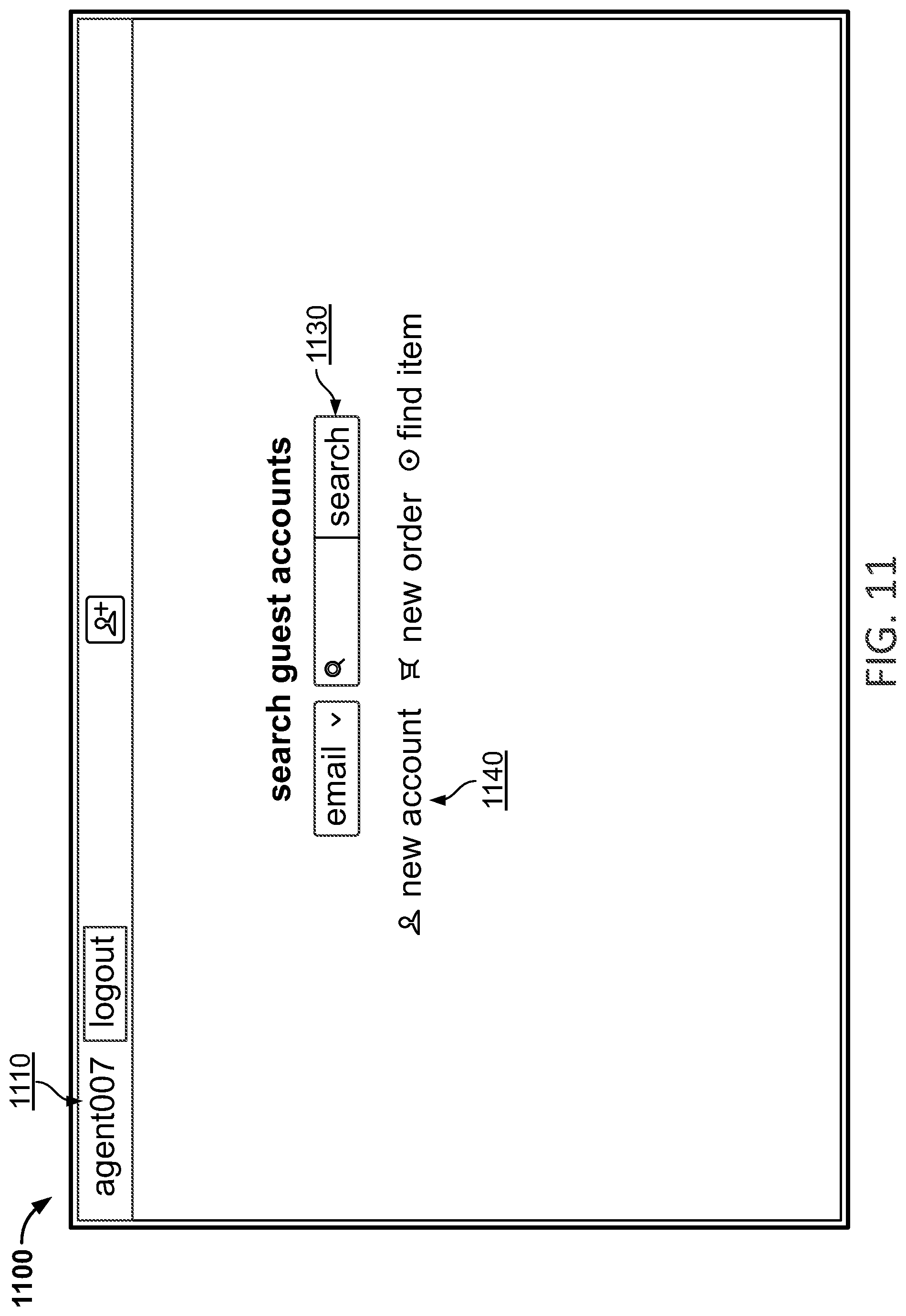 Patent US11776032 Figure 11 – Customer service tool
